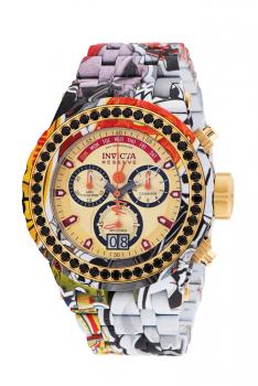 Invicta Subaqua Hydroplated Men's Watch - 52mm Stainless Steel Case, Stainless Steel Band, Aqua Plating, Gold (35382)