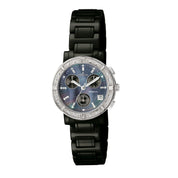 Open Box Invicta Ceramics 0.07 Carat Diamond Women's Watch w/ Mother of Pearl Dial - 33mm, Black (AIC-0728)