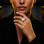 TechnoMarine Tempo Anello Ring Women's Watch w/ Mother of Pearl Dial - 18mm (TM-8926003)