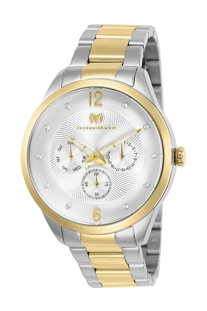 TechnoMarine MoonSun MoonSun Men's Watch - 42mm, Steel, Gold (TM-117040)