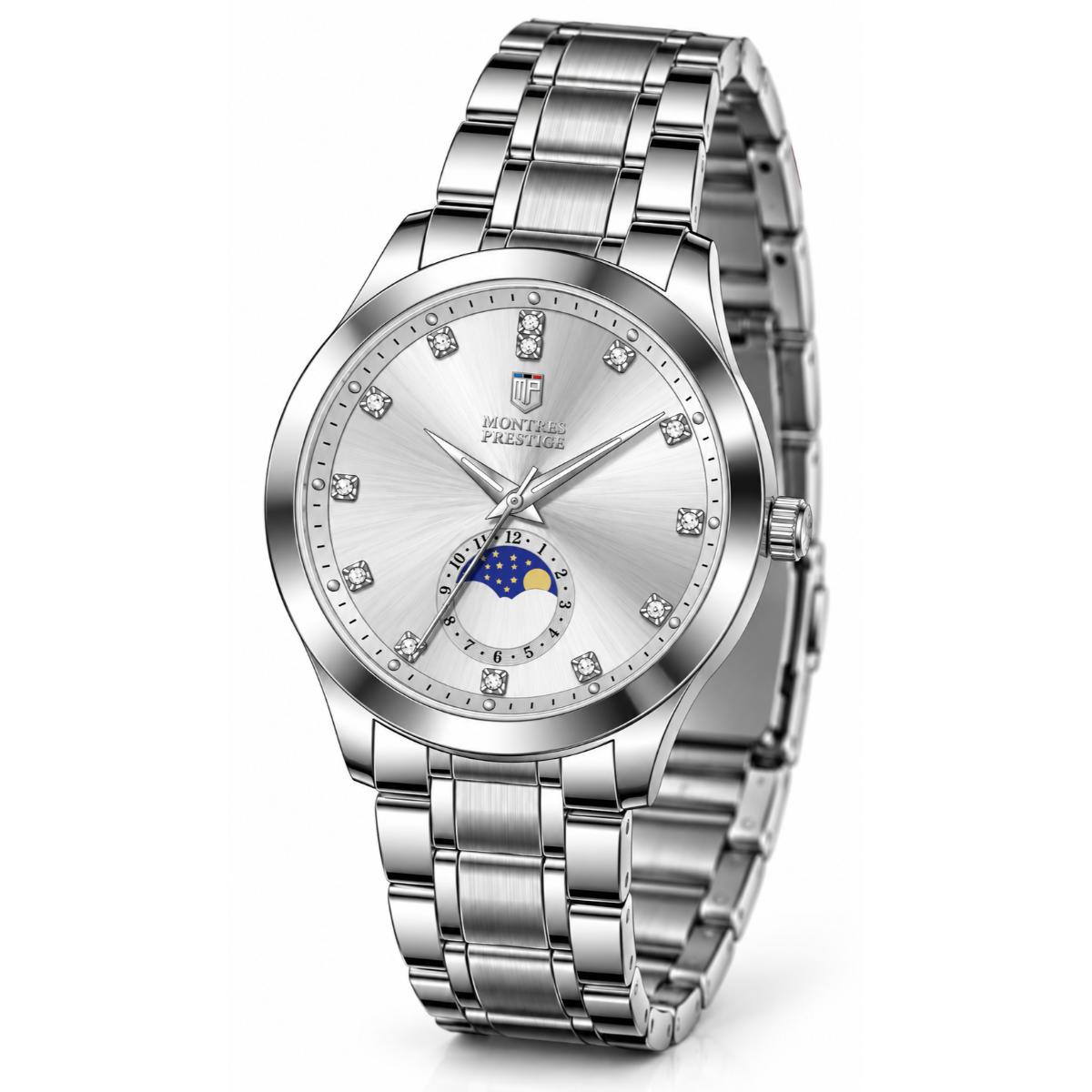 Montres Prestige Montres Prestige Men's Watch - 42mm, Silver (MPW-0373)