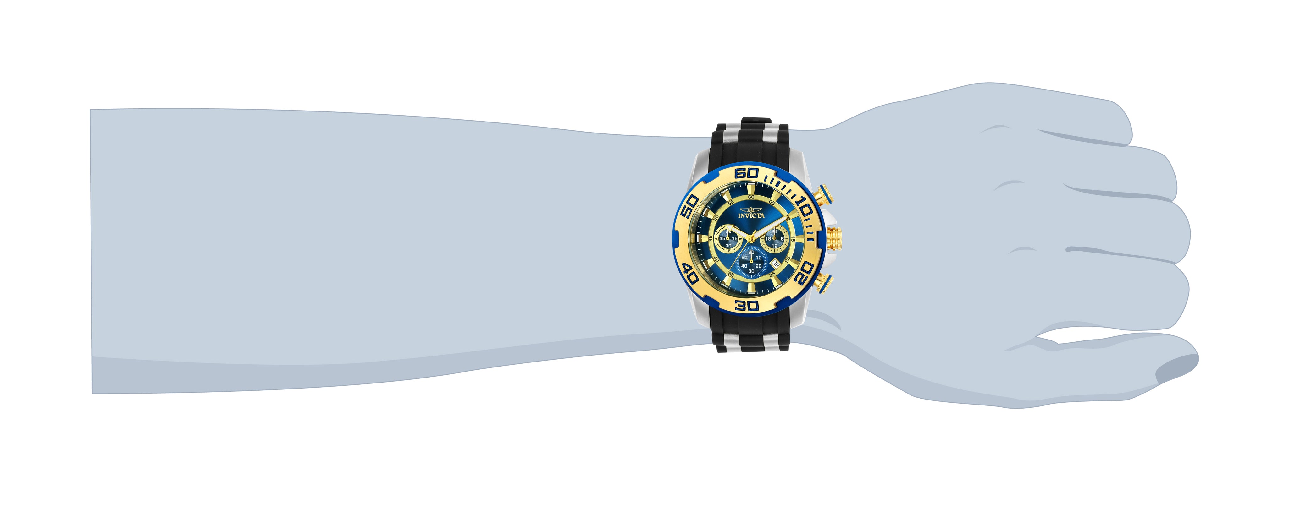 Invicta Pro Diver SCUBA Men's Watch - 50mm, Steel, Black (22339)