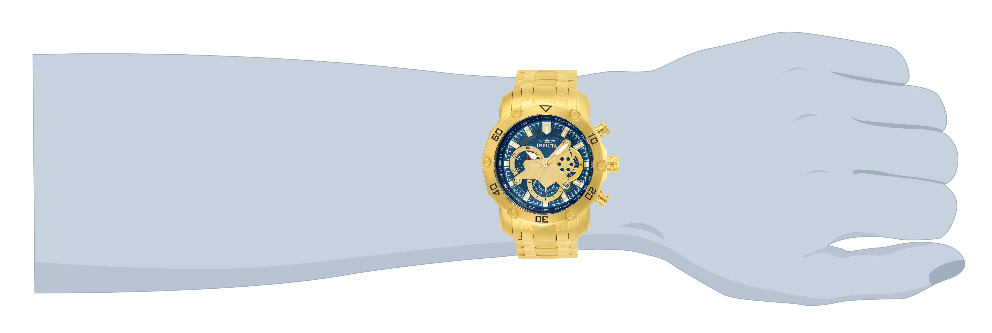 Invicta Pro Diver SCUBA Men's Watch - 50mm, Gold (22765)
