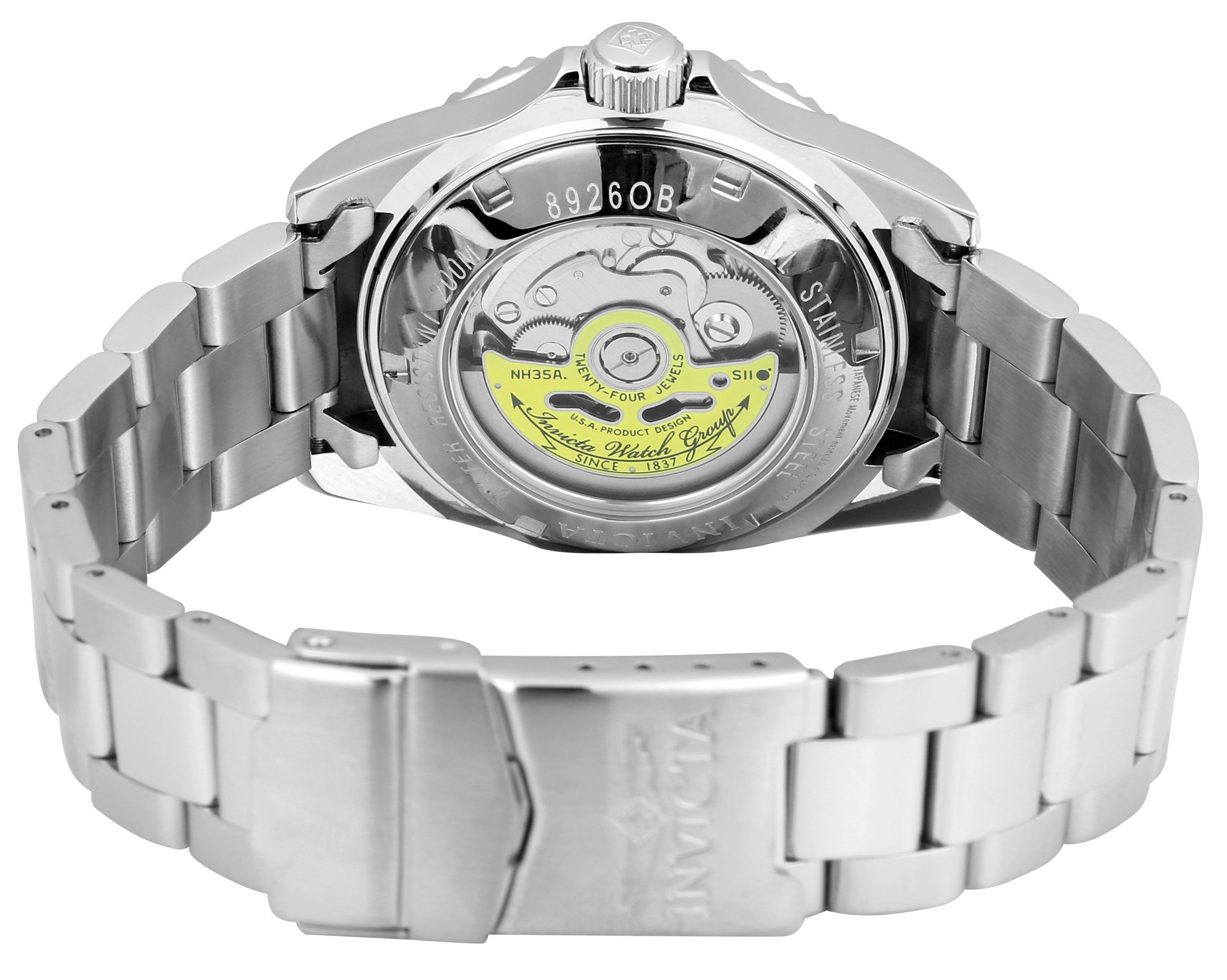 Invicta Pro Diver Navarch Coin-Edge Automatic Men's Watch - 40mm. Steel (8926OB)