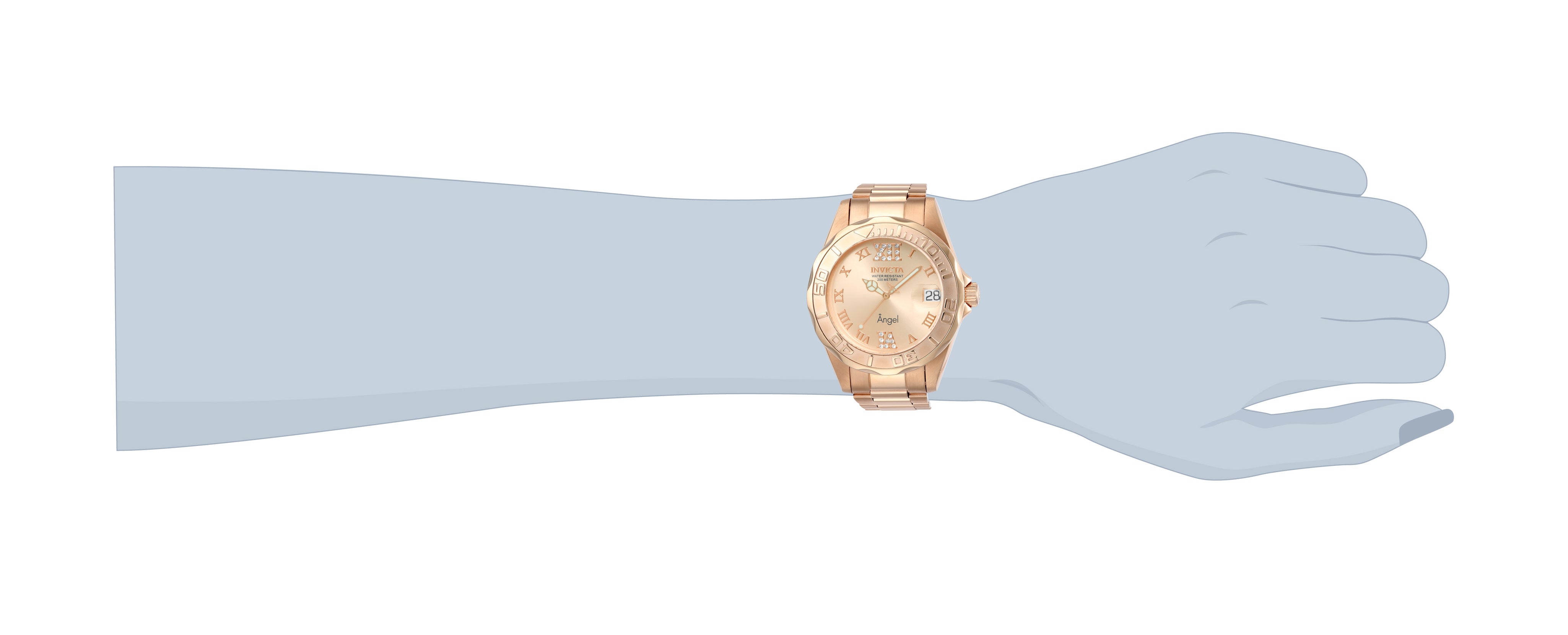 Invicta Angel Women's Watch - 38mm, Rose Gold (14398)