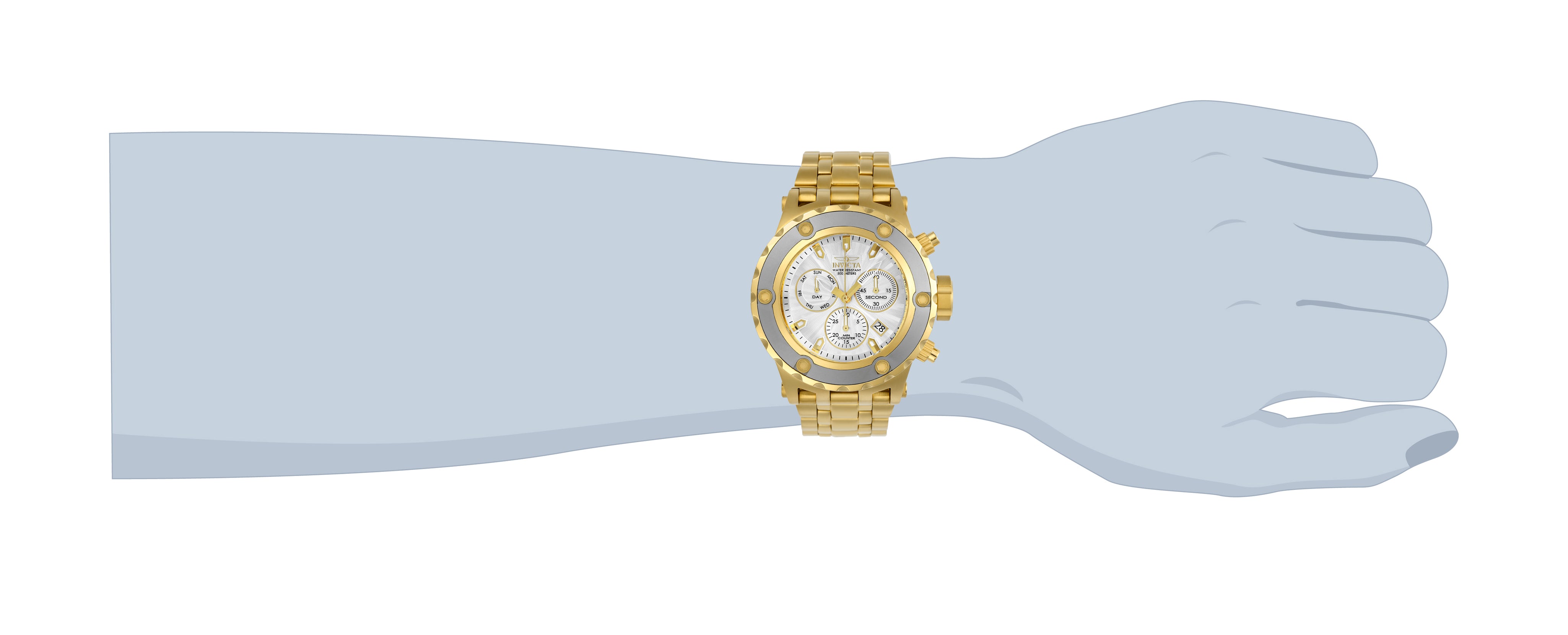 Invicta Subaqua Deltrix Swiss Ronda Z60 Caliber Men's Watch - 52mm, Gold (23923)