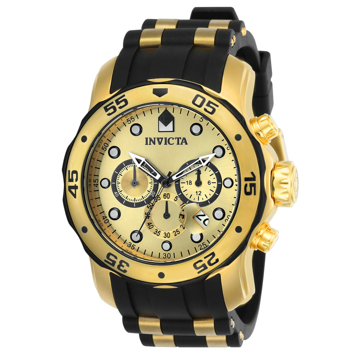 Invicta Pro Diver SCUBA Men's Watch - 48mm, Gold, Black (17885)