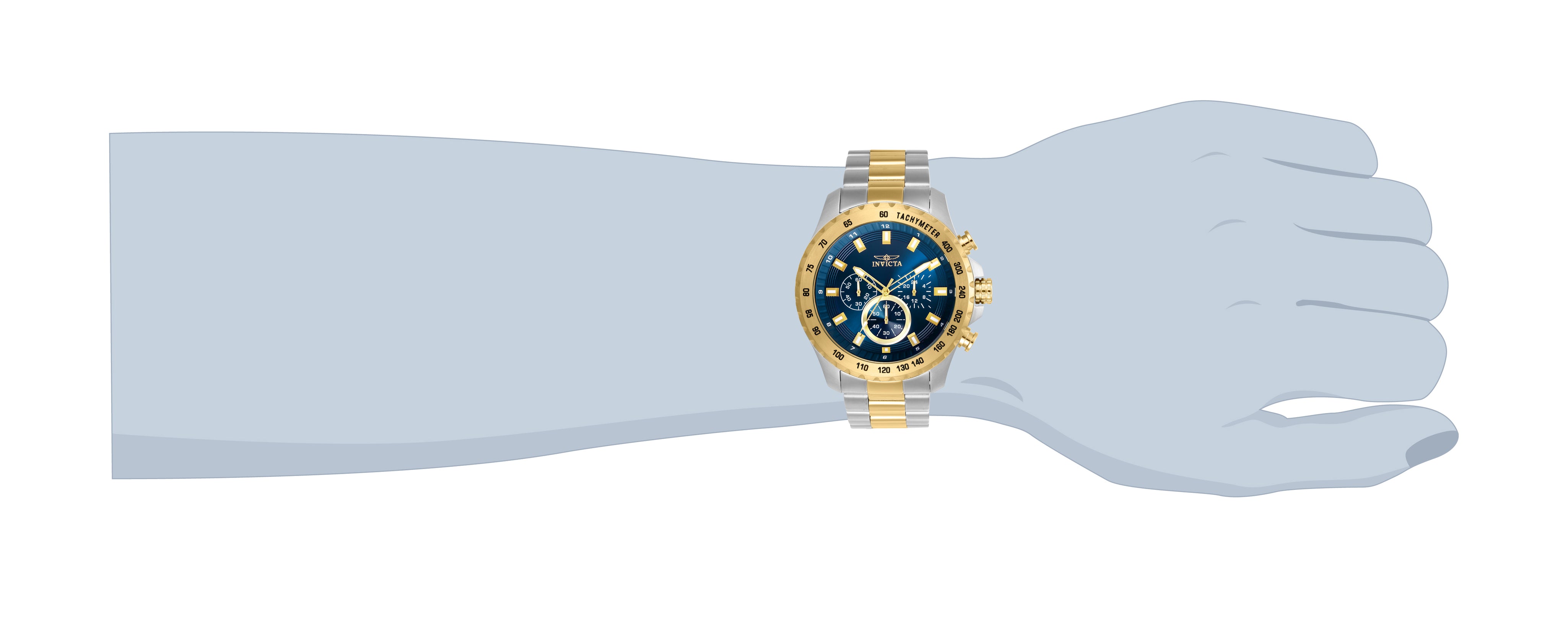 Invicta Speedway Men's Watch - 48mm. Steel, Gold (24214)