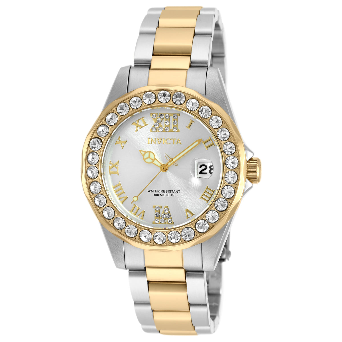 Invicta Pro‎ Diver Gold Tone Women\'s Watch with Diamonds Stainless Steel Invicta Pro Diver Women main image 4