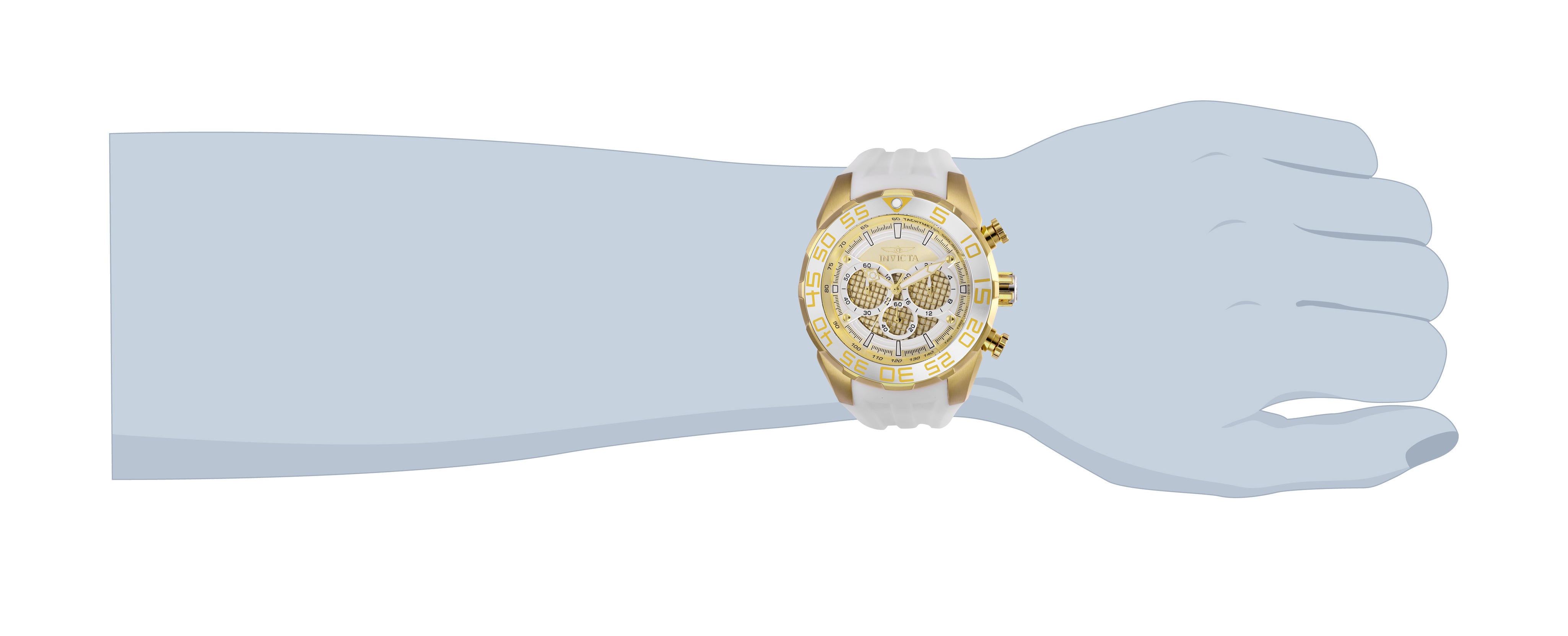 Invicta Speedway SCUBA Typhoon Men's Watch - 50mm. White (26303)