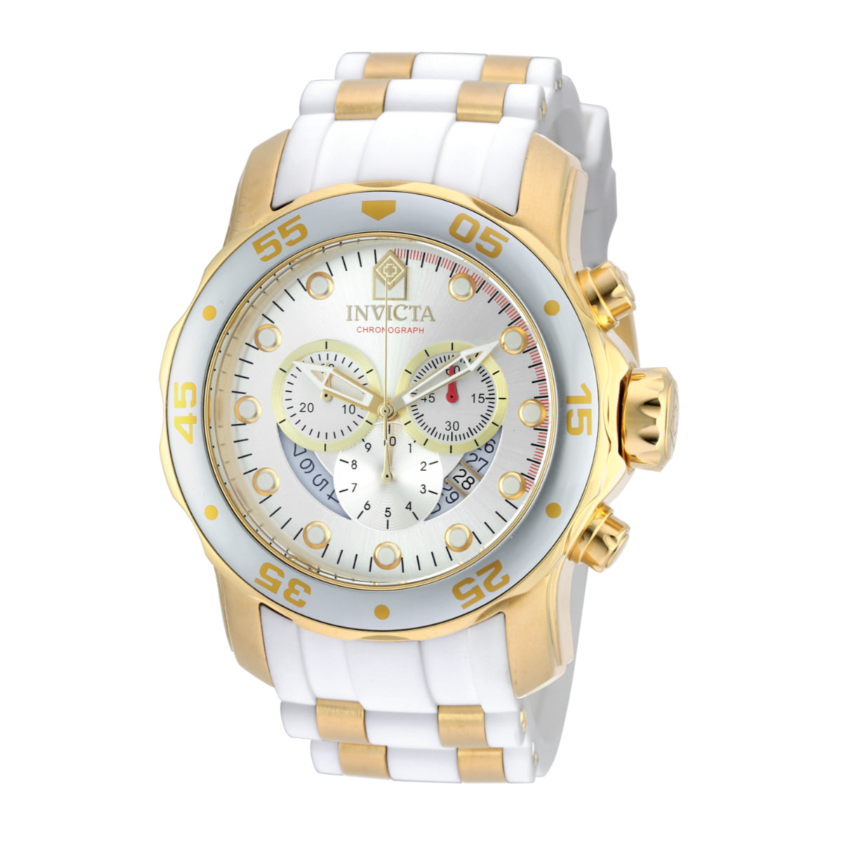 Invicta Pro Diver SCUBA Men's Watch - 48mm. Gold, White (20291