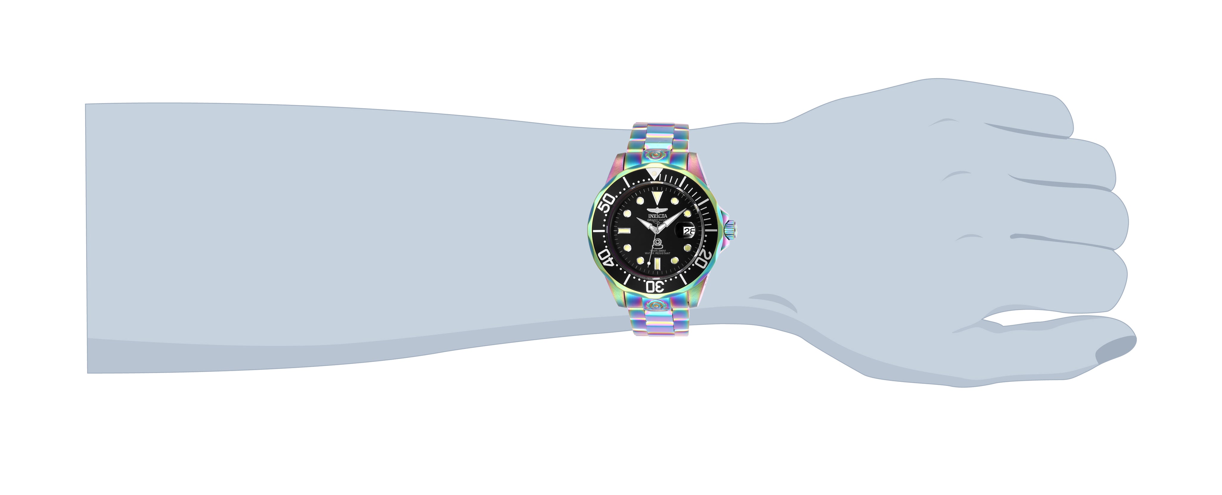 Invicta Grand Diver Deep Garrison Automatic Men's Watch - 47mm. Iridescent (26601)