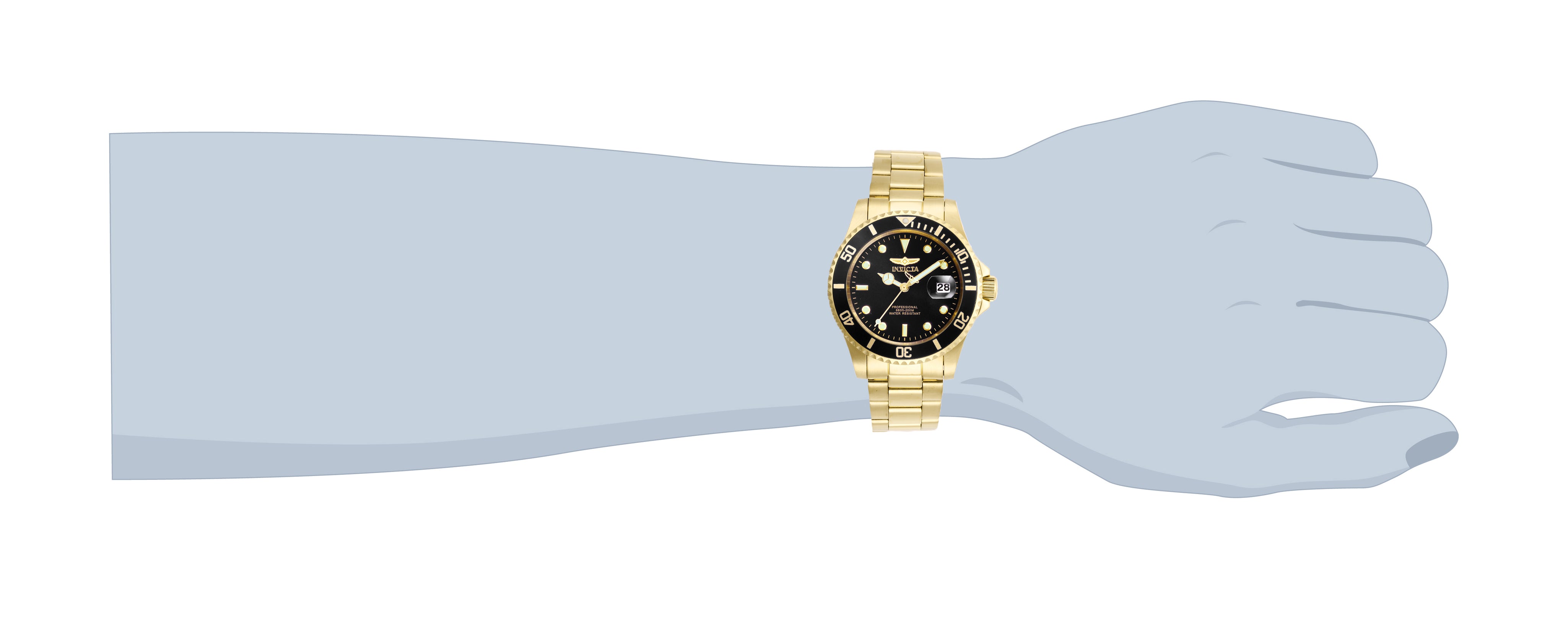 Invicta Pro Diver Coastpath Men's Watch - 40mm. Gold (26975)