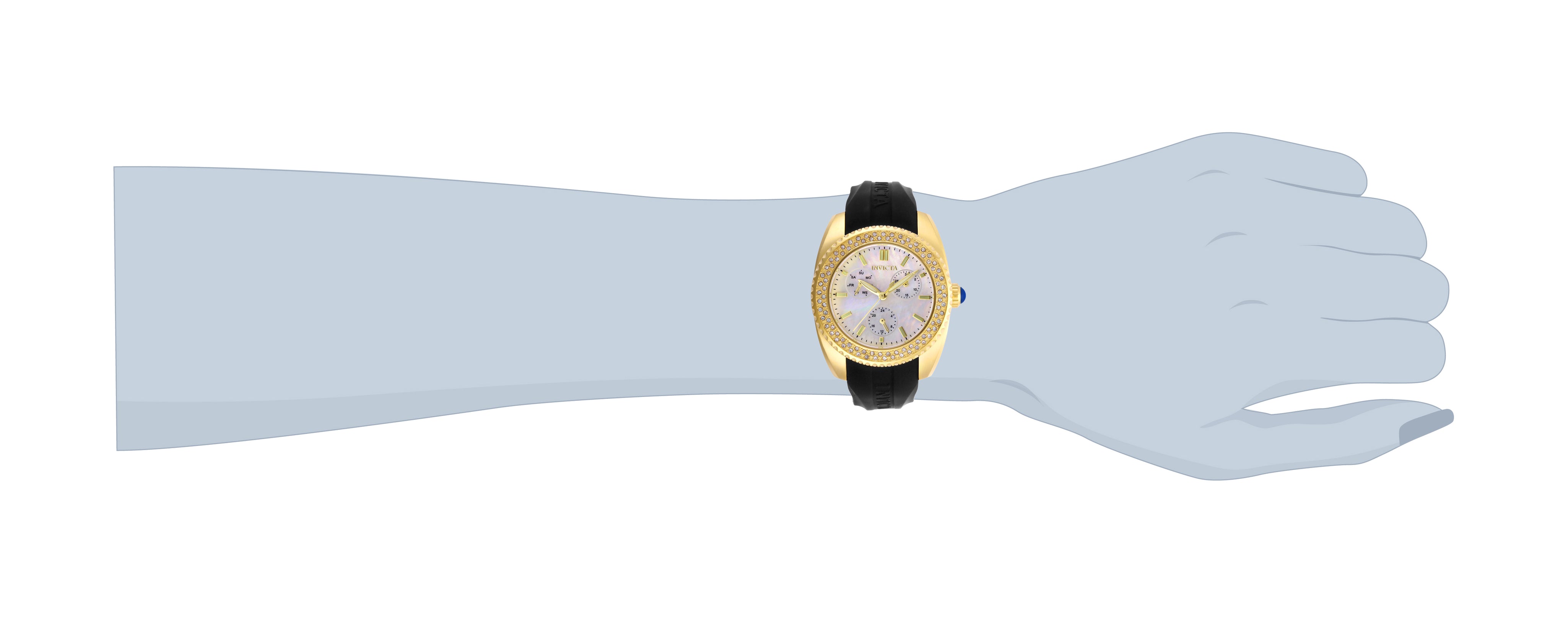 Invicta Angel Women's Watch w/ Mother of Pearl Dial - 38mm, Black (28489)