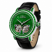 Open Box Invicta Objet D Art Automatic Men's Watch - 45mm, Black with Interchangeable Strap (AIC-69456)