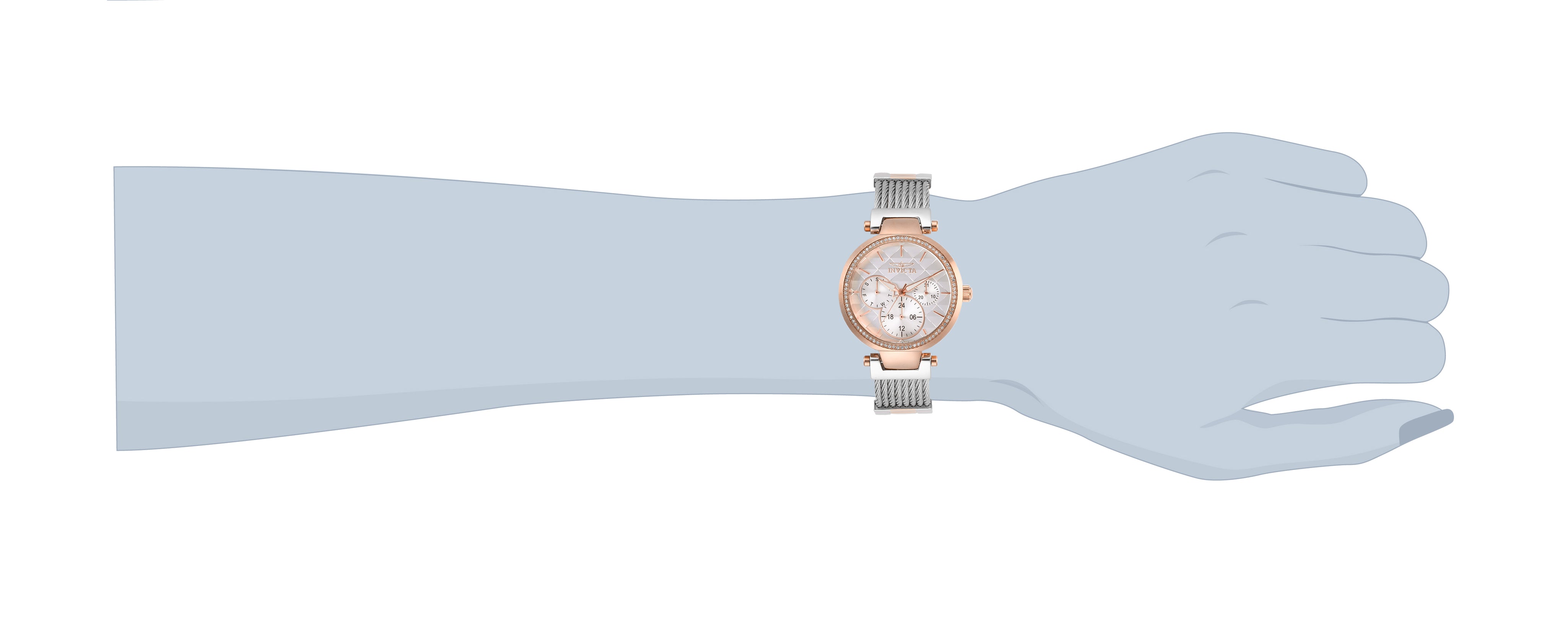 Invicta Angel Eterna Women's Watch - 36mm. Rose Gold, Silver (28922)
