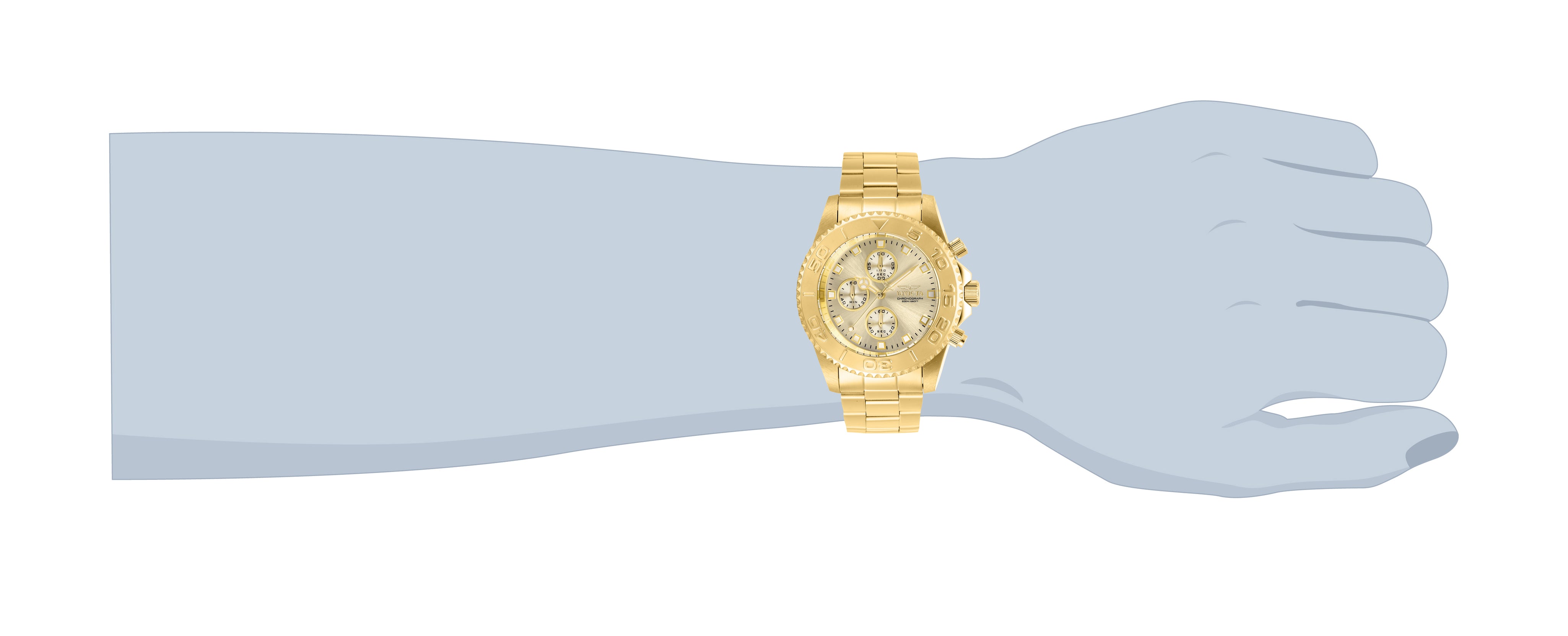 Invicta Connection Men's Watch - 43.5mm. Gold (28683)