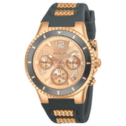 Invicta Women's 24189 BLU Quartz 3 Hand Rose Gold Dial Watch (ZG-24189)