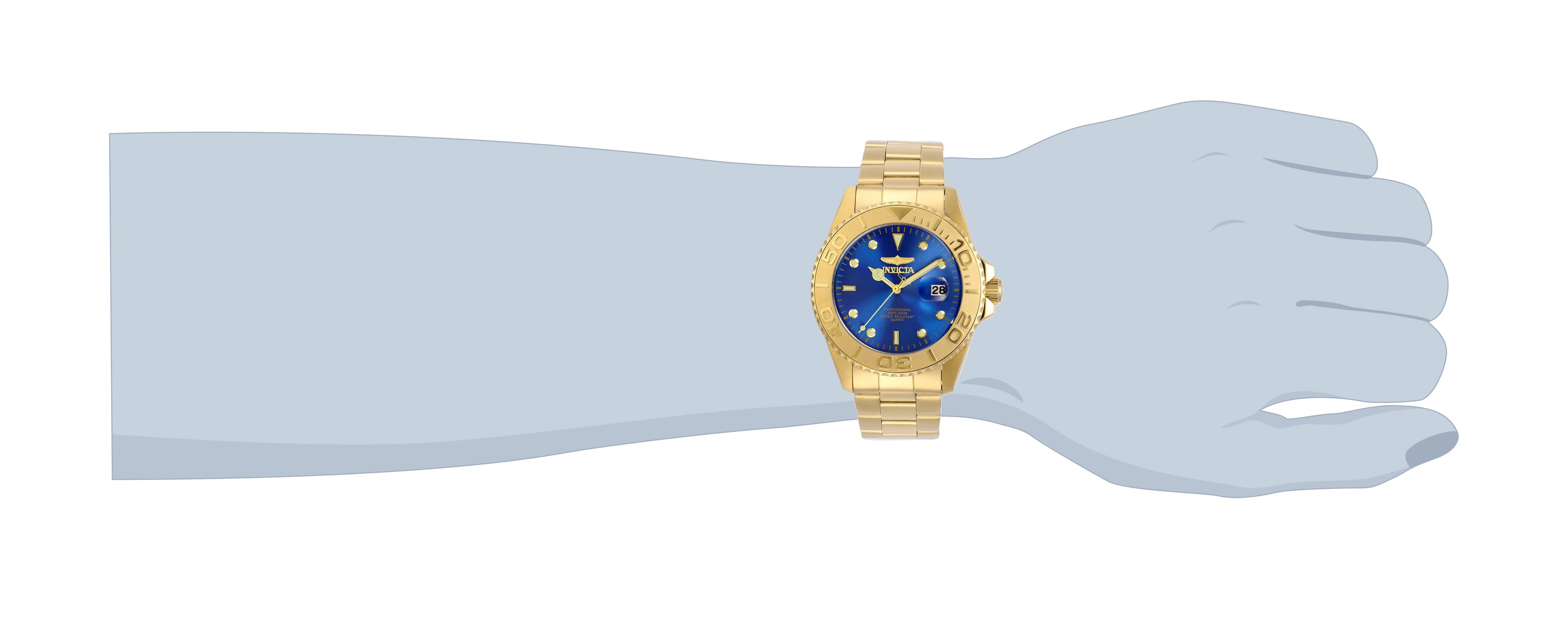 Invicta Pro Diver Abbysor Men's Watch - 43mm, Gold (29947)