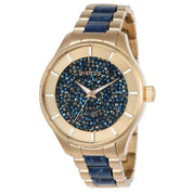 Invicta Angel Lumisara Women's Watch - 40mm, Rose Gold, Blue (24662)