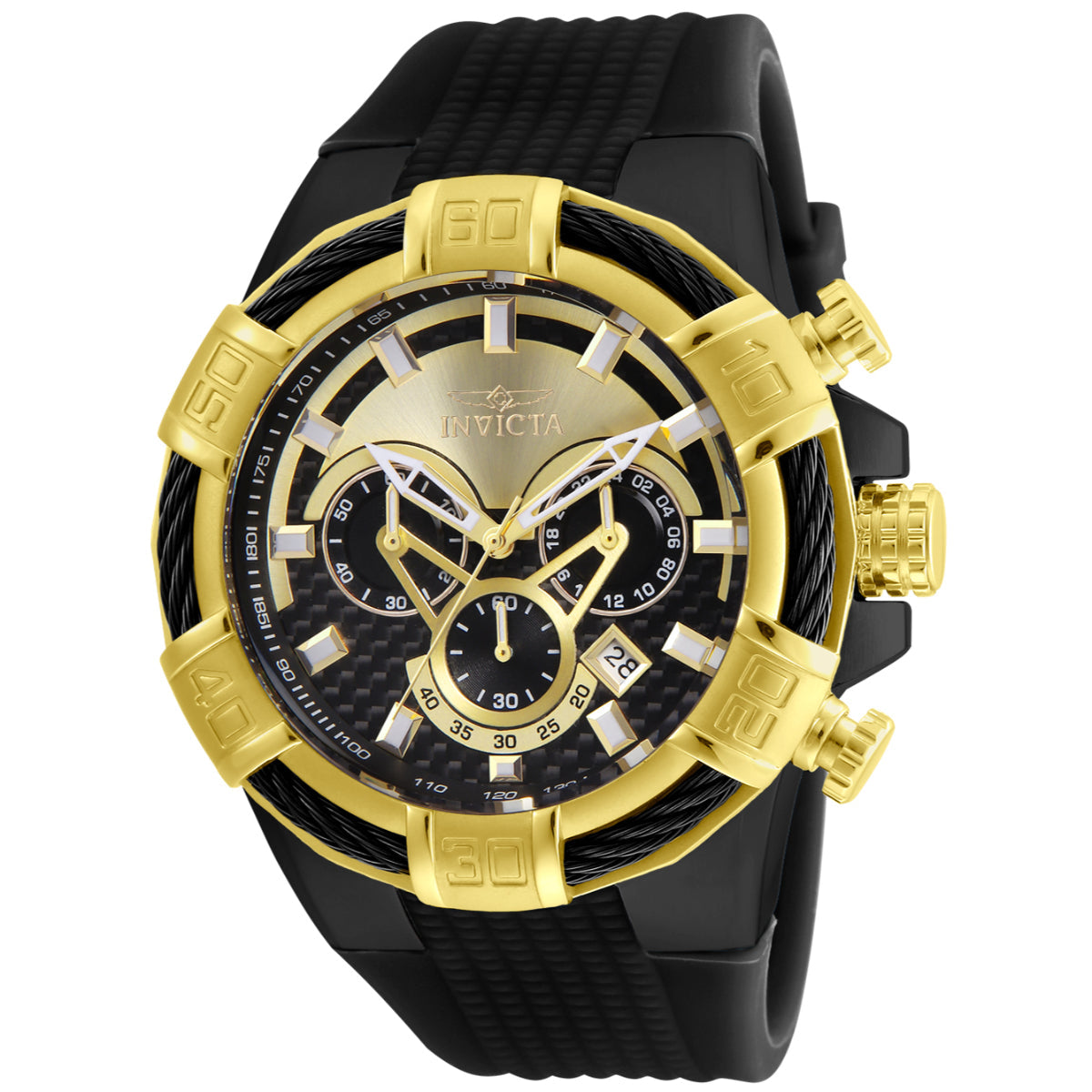 Invicta Bolt Kurdis Men's Watch - 52mm, Black (24699)