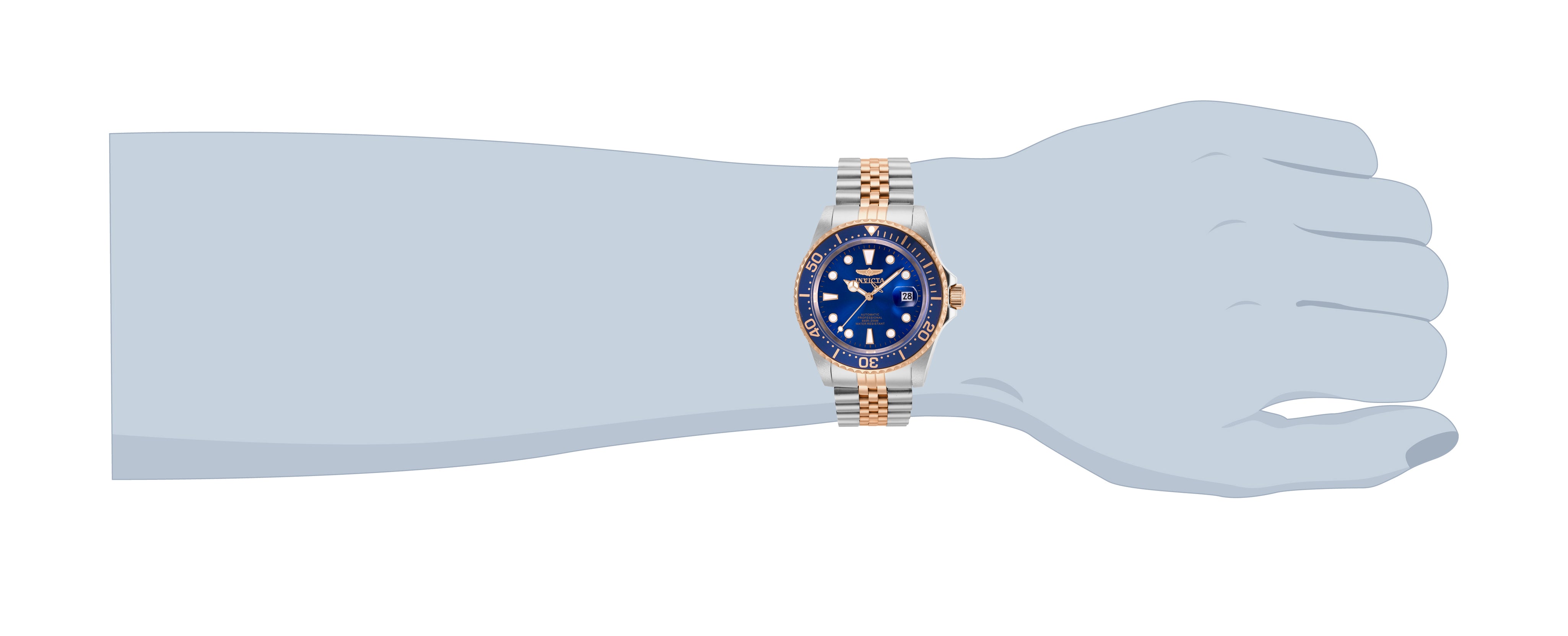 Invicta Pro Diver Navigator Automatic Men's Watch - 42mm. Steel, Rose Gold (30098)