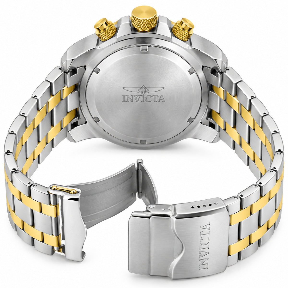 Invicta Pro Diver SCUBA Men's Watch w/ Abalone Dial - 51mm. Steel. Gold (25093)