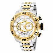 Invicta Speedway Finish Line Men's Watch - 50mm. Steel, Gold (25480)