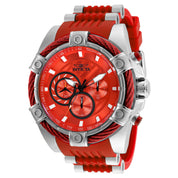 Invicta Bolt Girdex Men's Watch - 52mm. Steel, Red (25525)