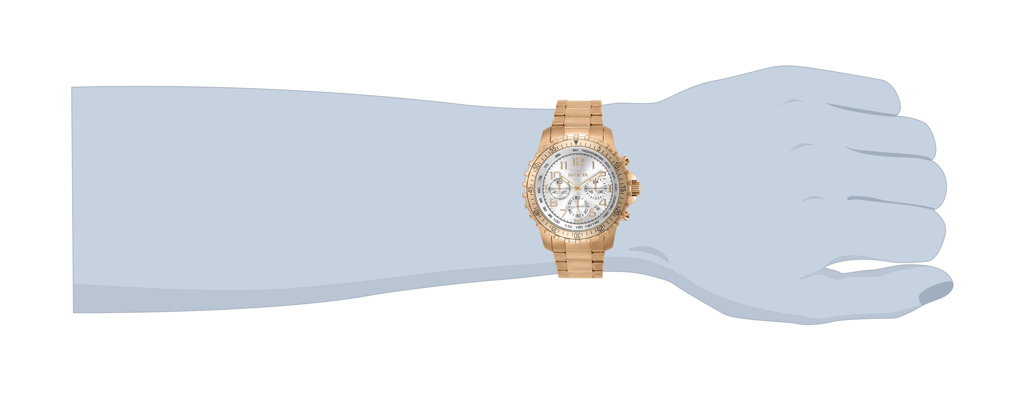 Invicta Specialty Vector Field Men's Watch - 45mm. Rose Gold (11368)