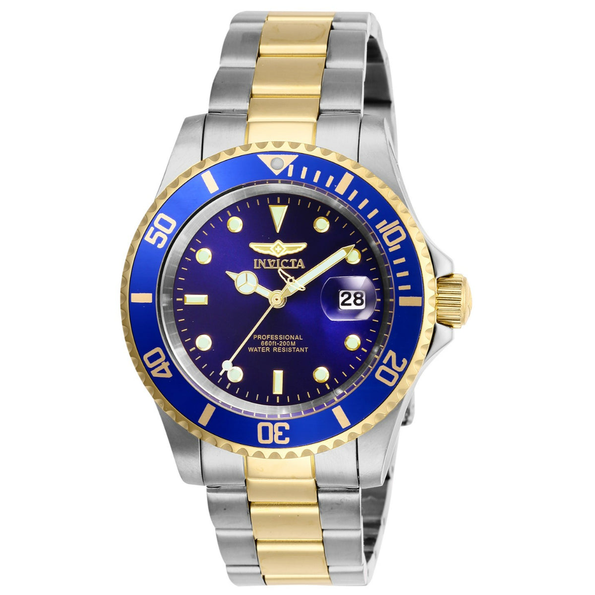 Invicta Pro Diver Coastpath Men's Watch - 40mm. Steel, Gold (26972)