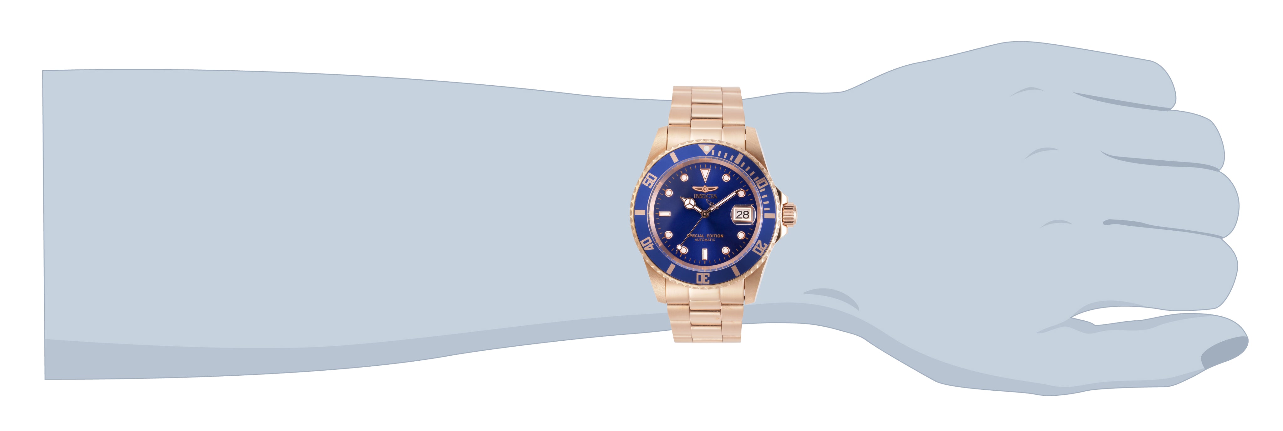 Invicta Pro Diver Navigator Automatic Men's Watch - 42mm. Rose Gold (30601)