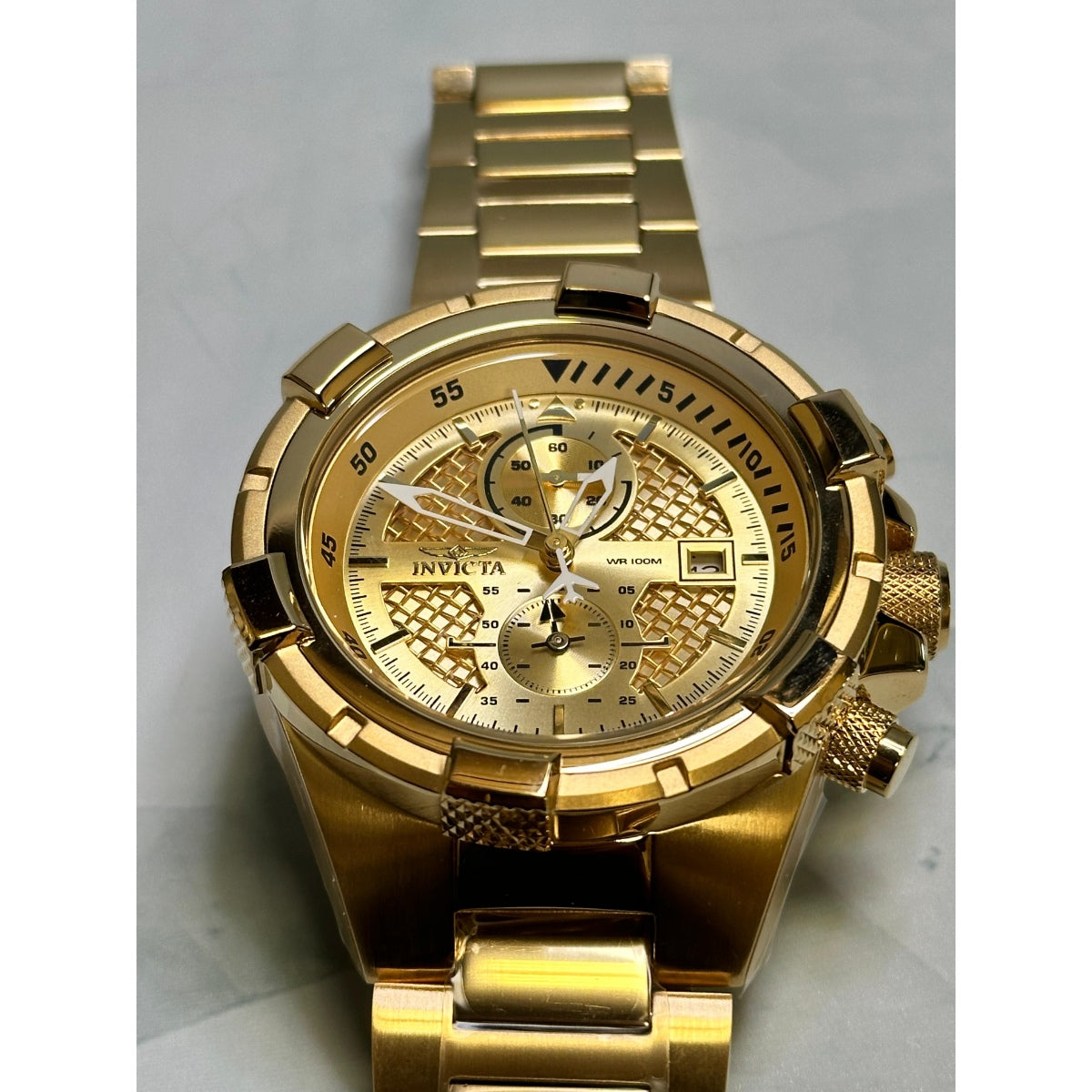 Invicta Aviator Falcon Men's Watch - 50.5mm. Gold (28122)