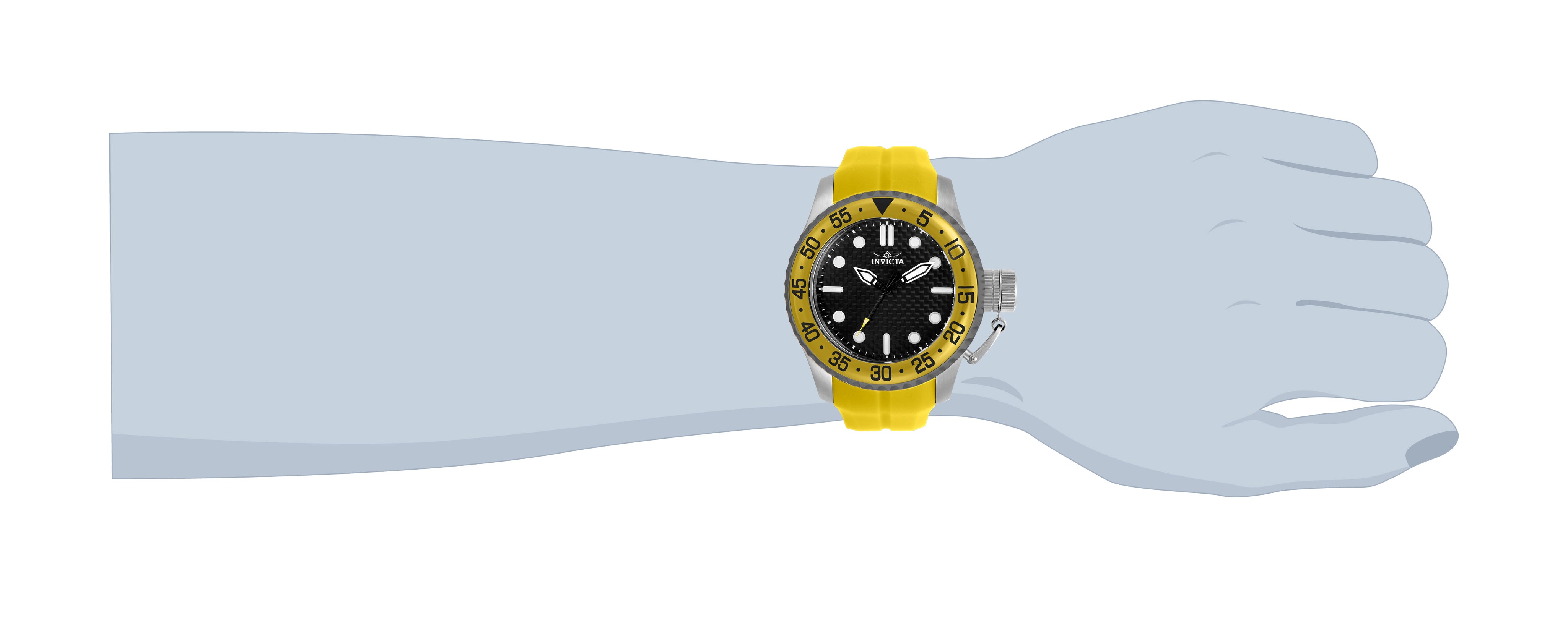 Invicta Pro Diver Maritex Men's Watch - 50mm, Yellow (32962)