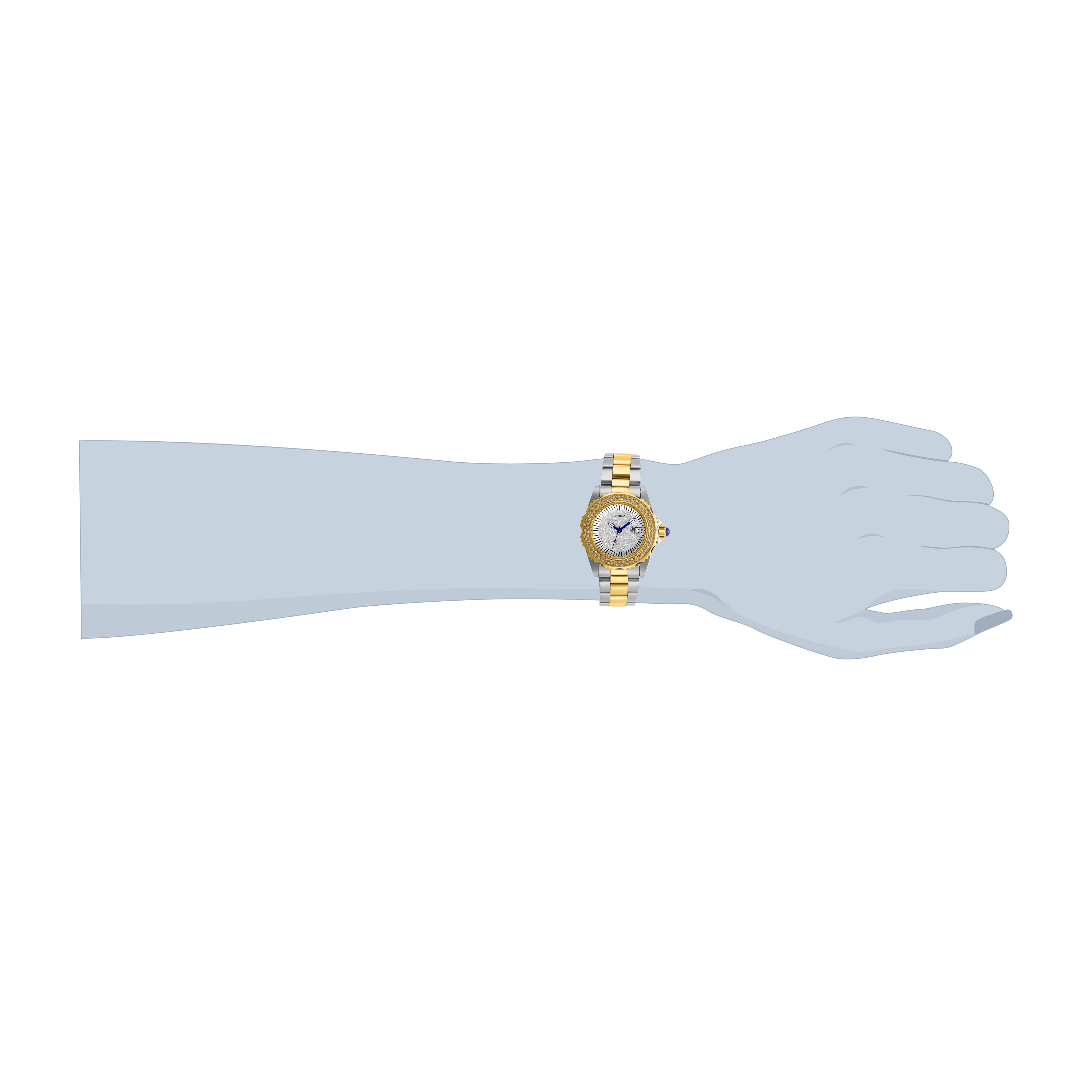Invicta Angel Swiss Ronda 585 Caliber Women's Watch - 30mm, Steel, Gold (28440)