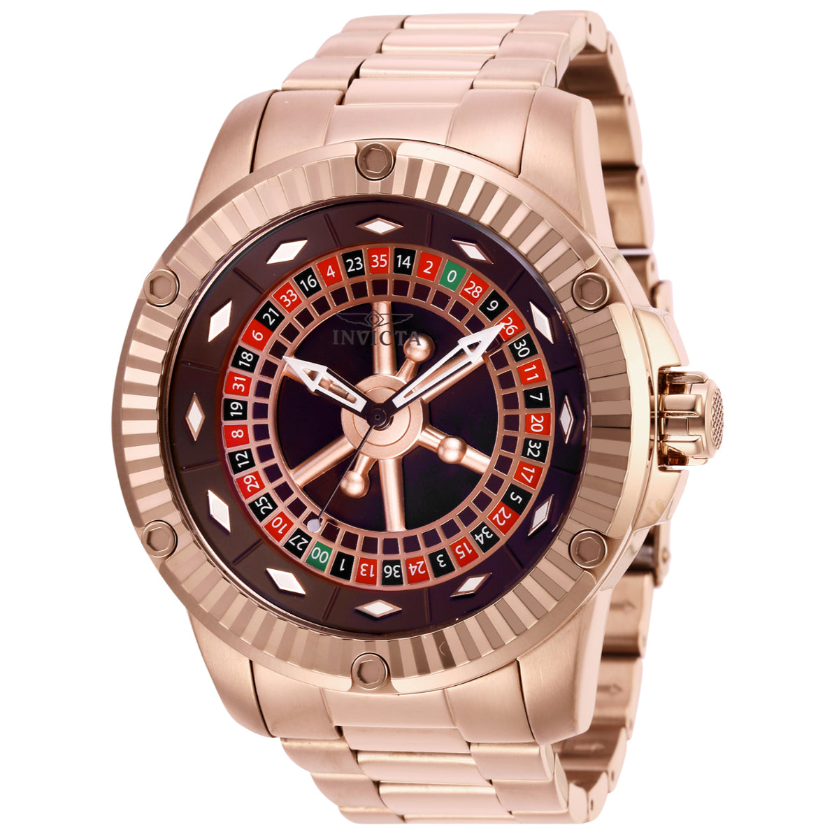 Invicta Specialty Roulette Automatic Men's Watch - 52mm, Rose Gold (ZG-28711)