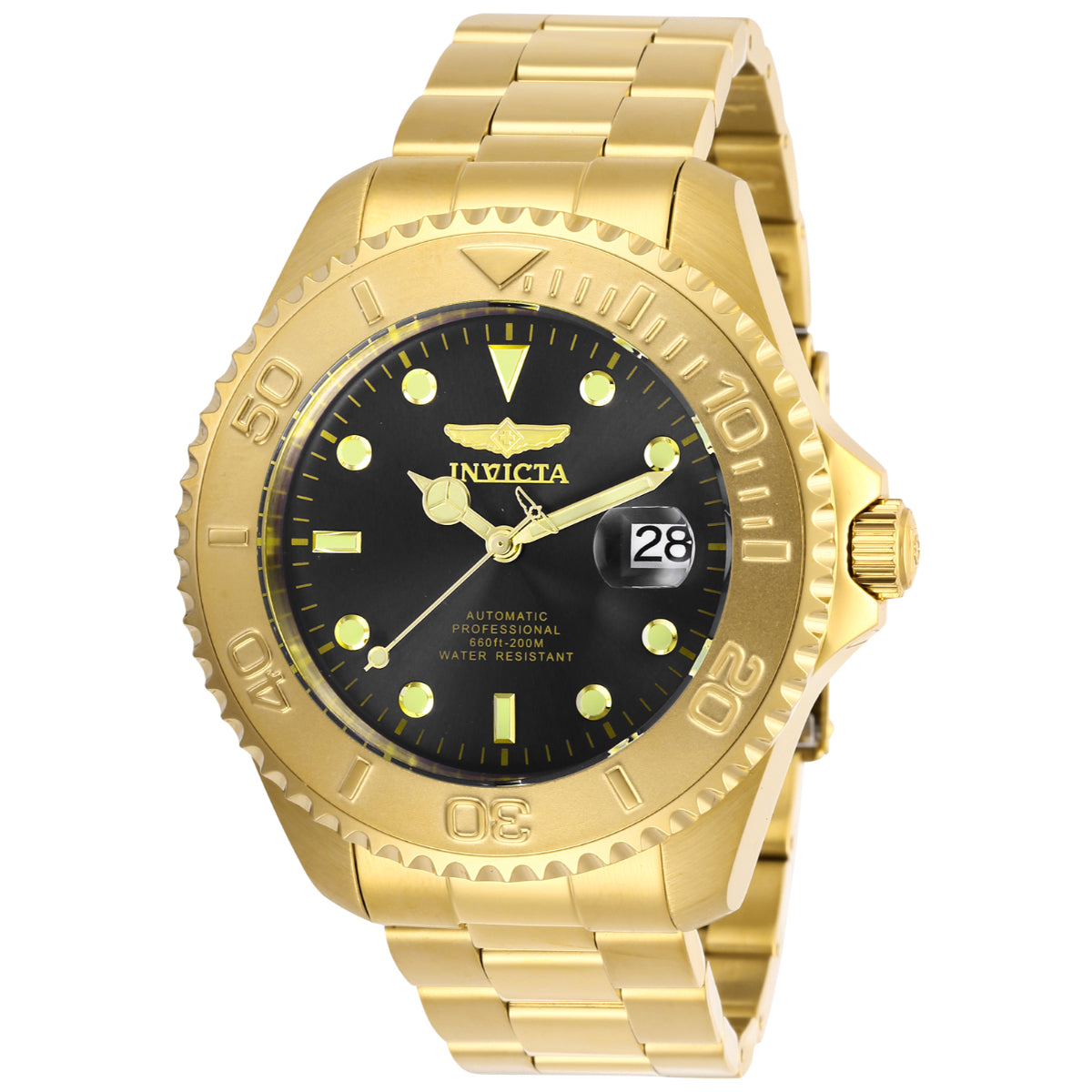 Invicta Grand Diver Raylith Automatic Men's Watch - 47mm. Gold (ZG-28952)