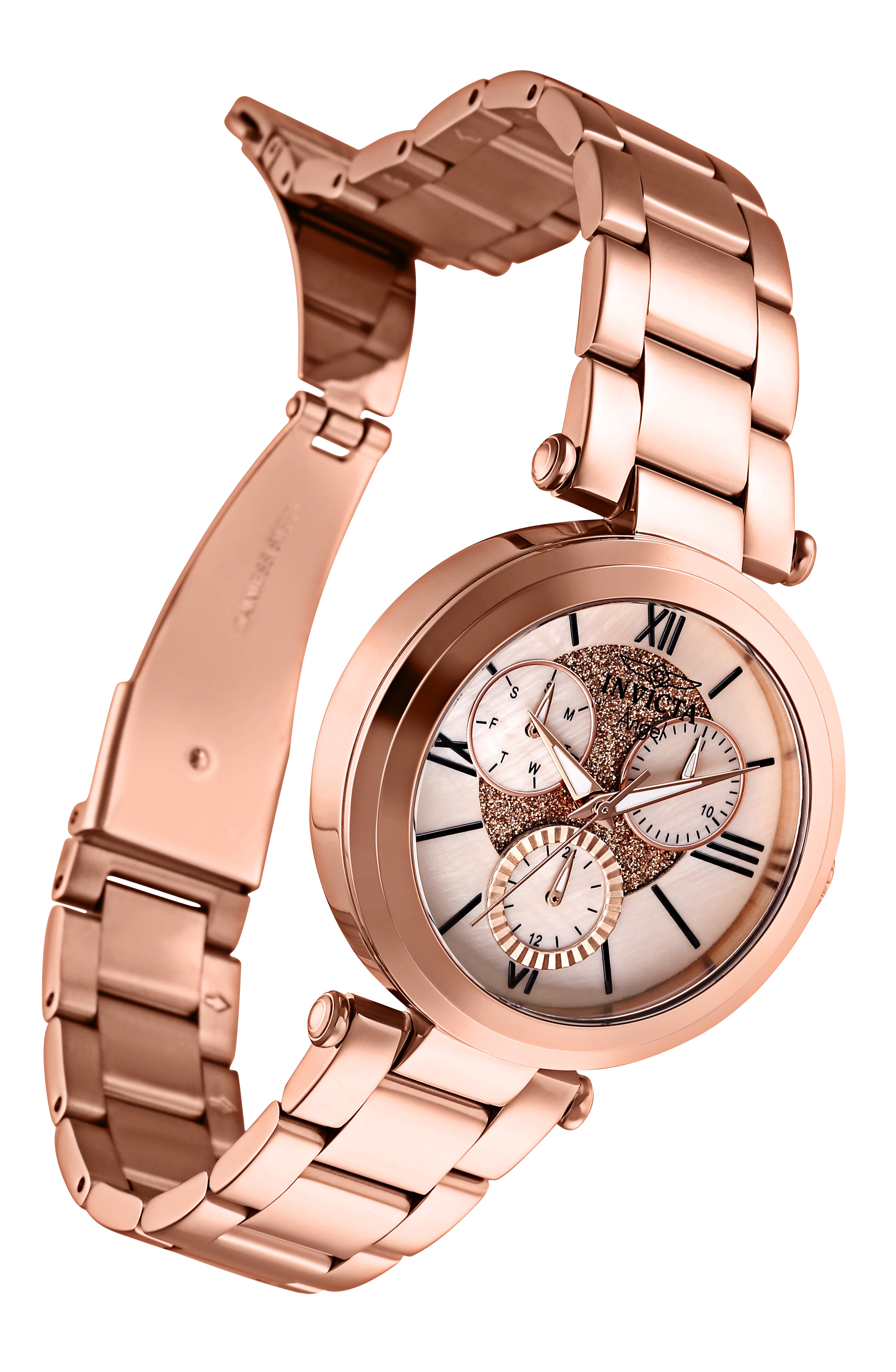 Invicta Angel Vessaris Women's Watch w/ Mother of Pearl Dial - 36mm, Rose Gold (28928)
