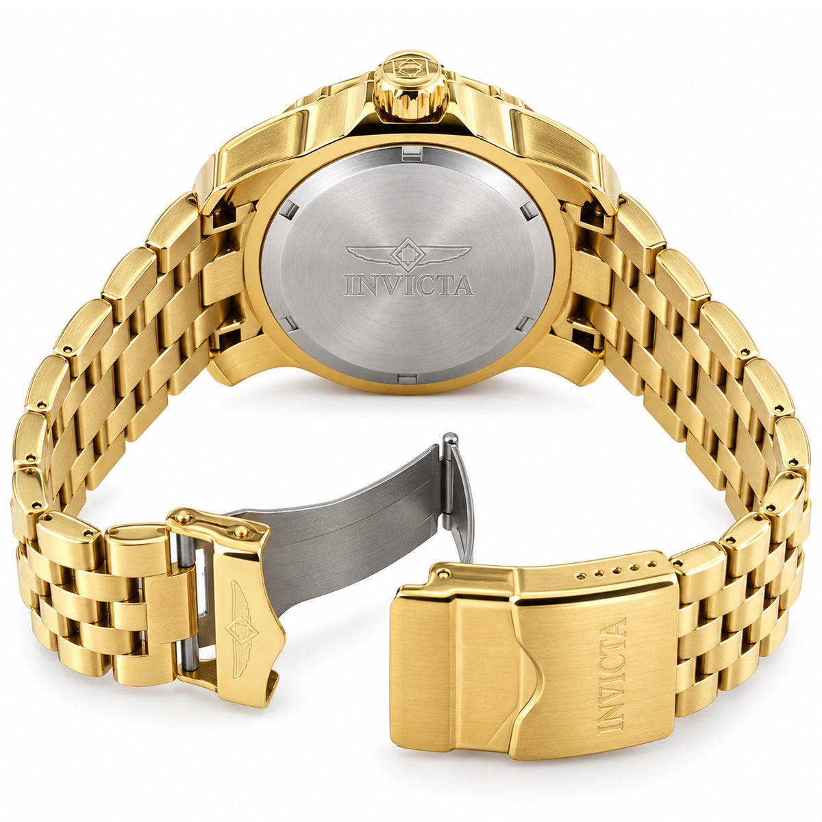 Invicta Pro Diver Navigator Pepsi Bezel Automatic Men's Watch  - 42mm. Gold (29183)