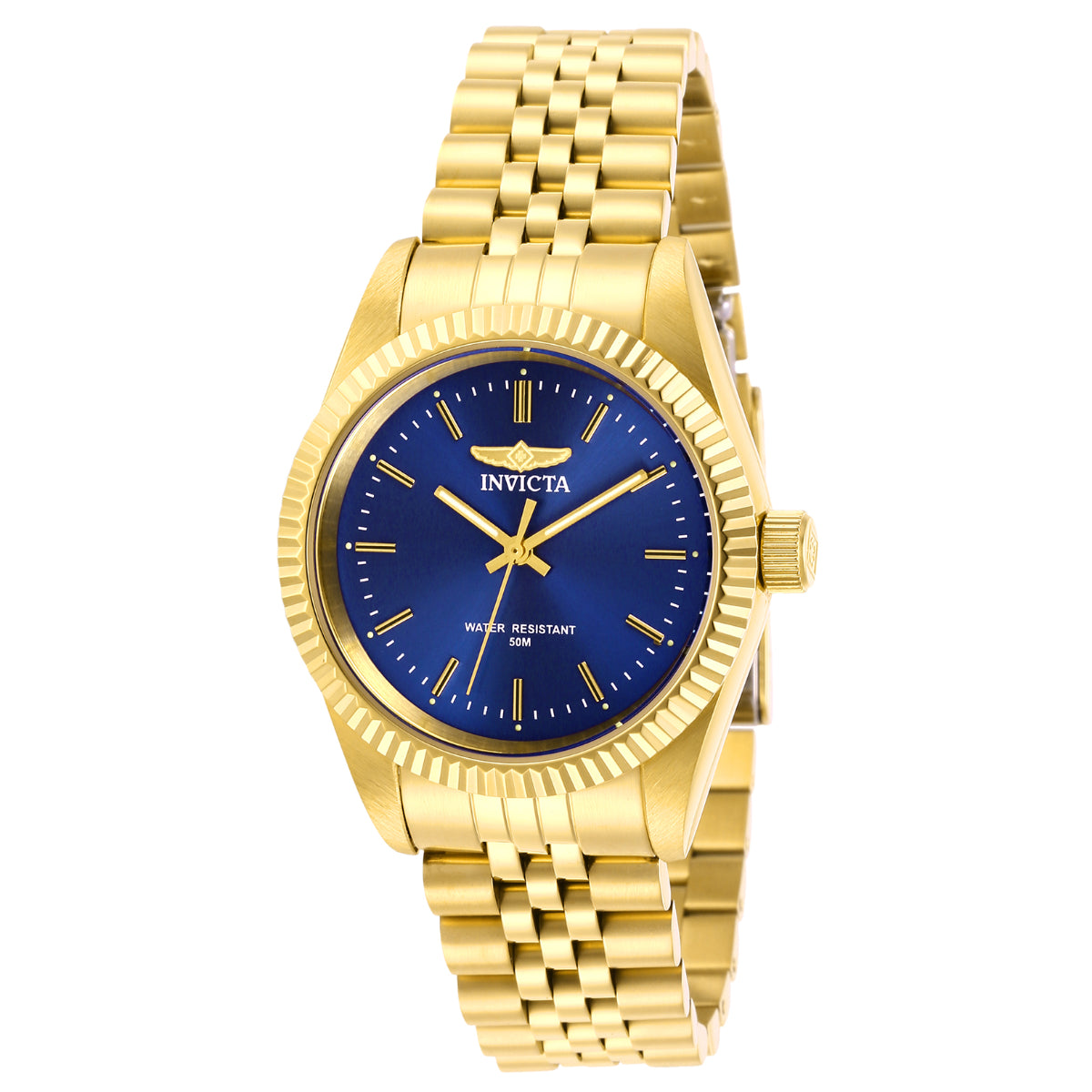 Invicta Specialty‎ 29411 Watch Women OS Gold NEW Fluted Bezel Jubilee Bracelet 61WqzrPh7jL.jpg_BO30,255,255,  main image 4