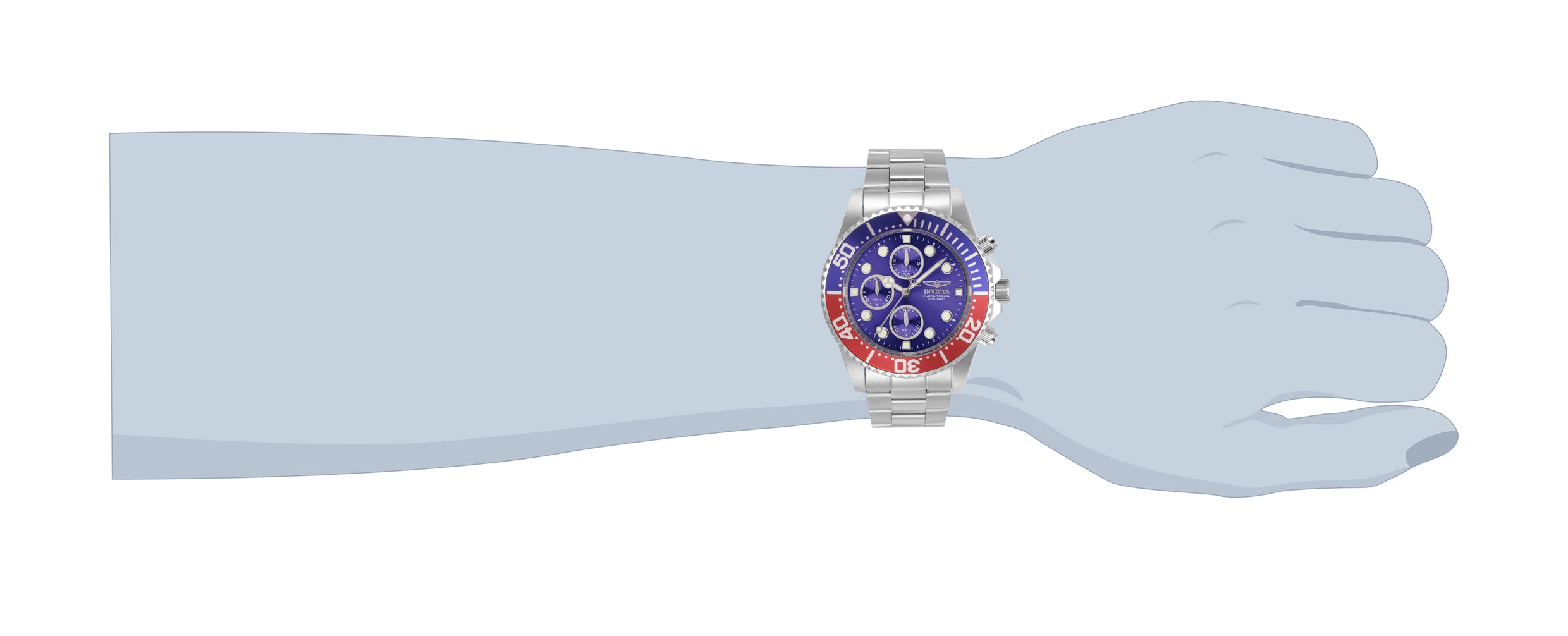 Invicta Pro Diver Men's Watch - 43mm, Steel (1771)