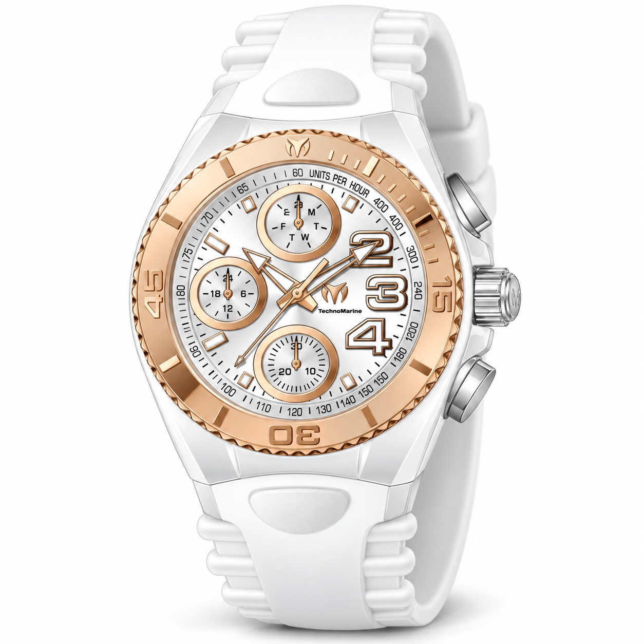 TechnoMarine Cruise JellyFish Unisex Watch - 40mm, White (TM-126033)