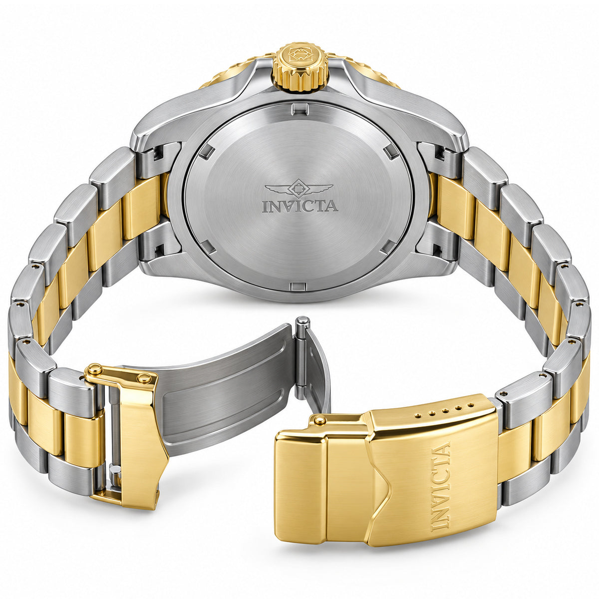 Invicta Pro Diver Currentwave Men's Watch - 43mm. Steel, Gold (30023)