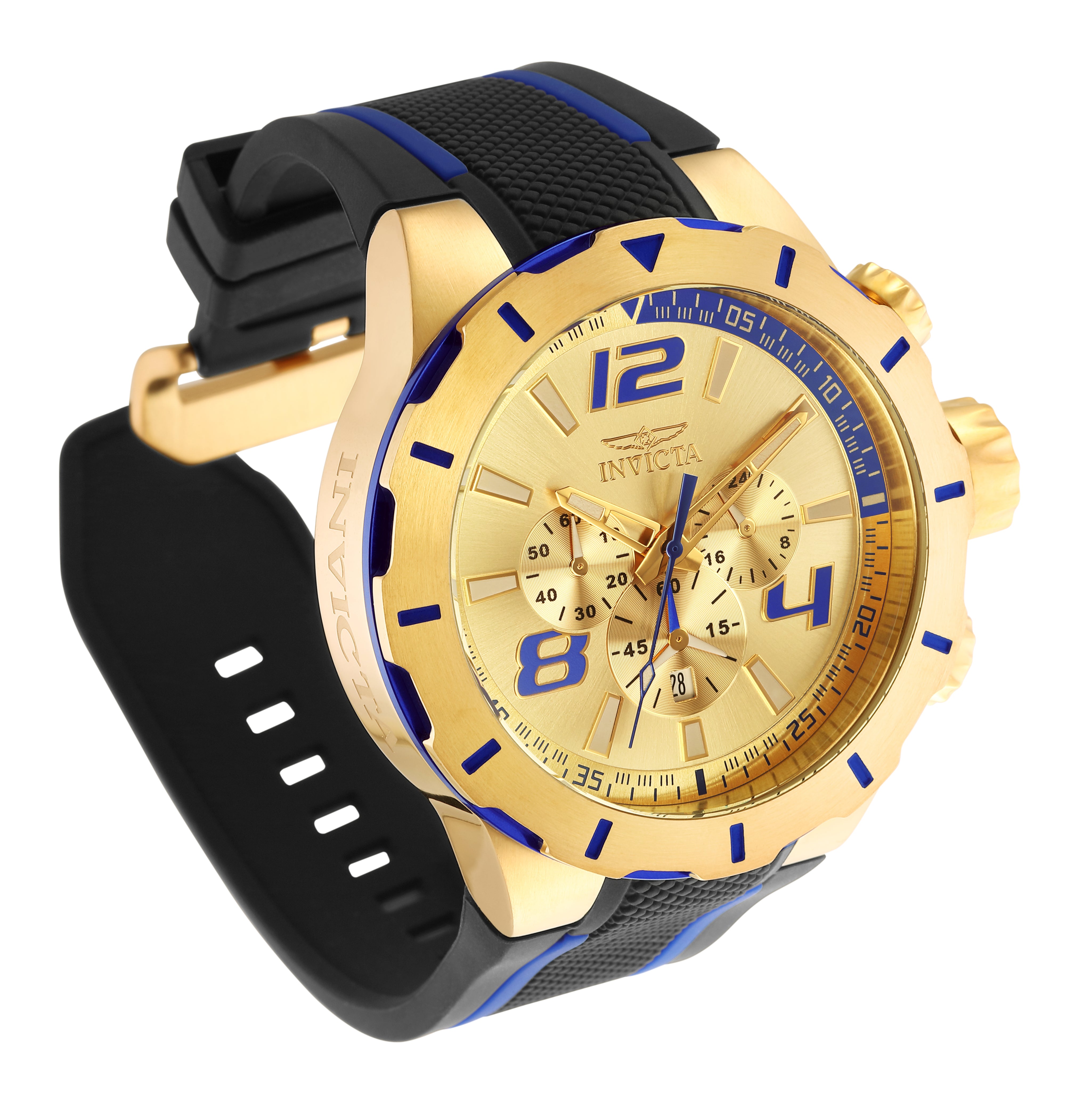 Invicta S1 Rally Overdrive Men's Watch - 52mm. Black, Blue (20107)