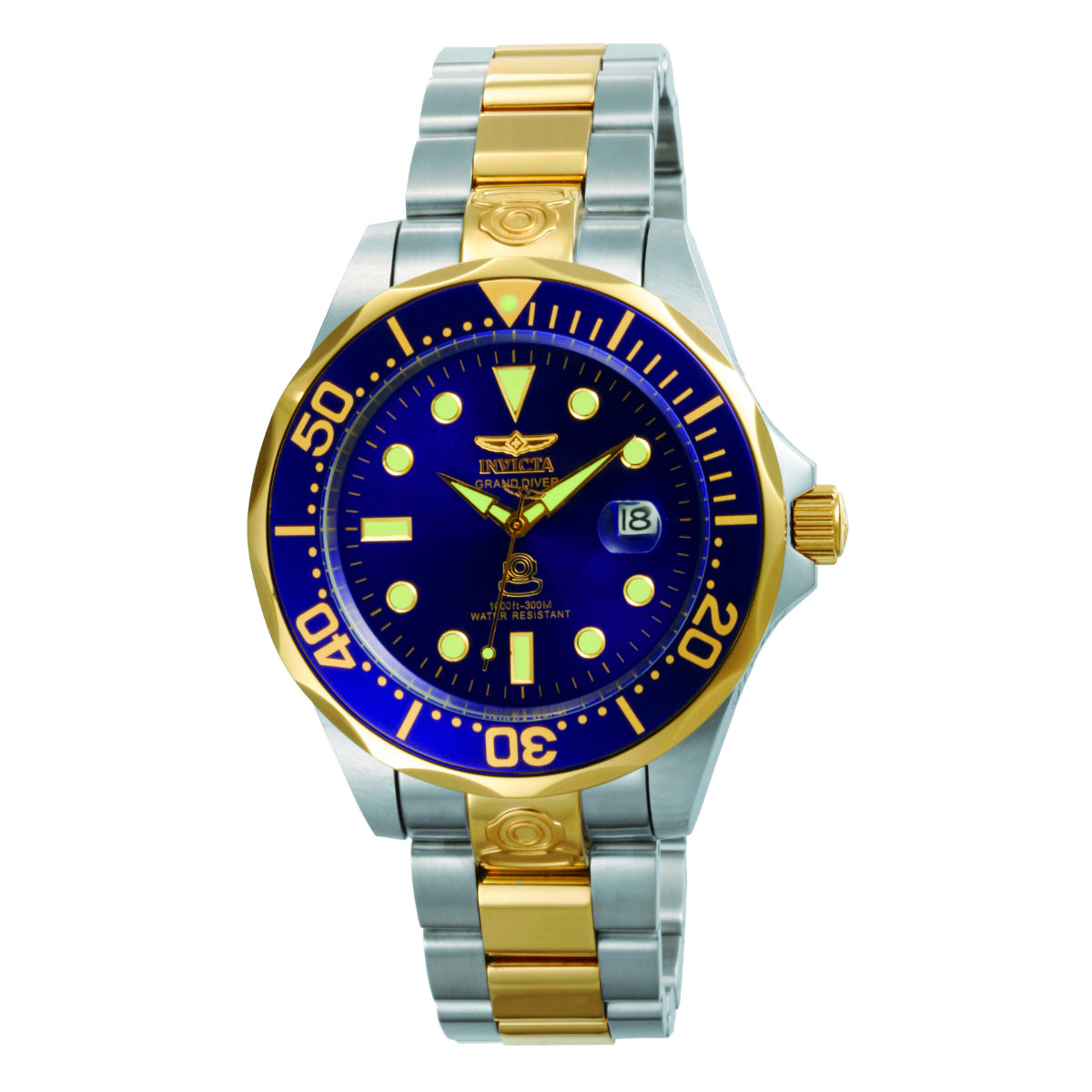 Invicta Grand Diver Deep Garrison Automatic Men's Watch - 47mm. Steel, Gold (3049)