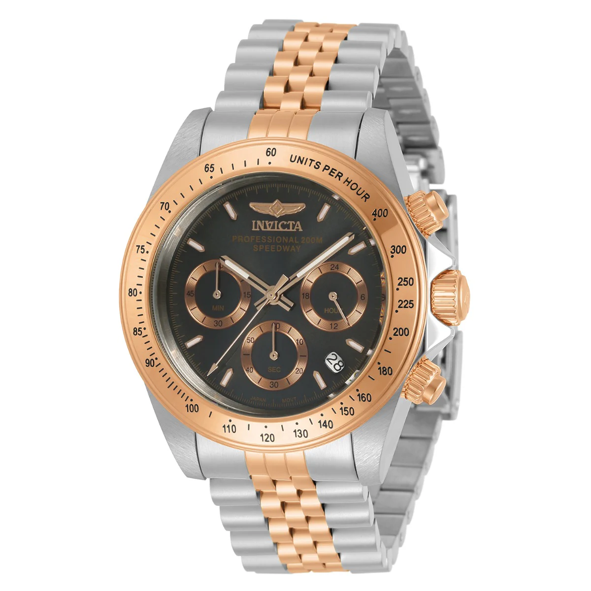 Invicta Speedway Velisque Men's Watch - 39.5mm, Steel, Rose Gold (ZG-30993)