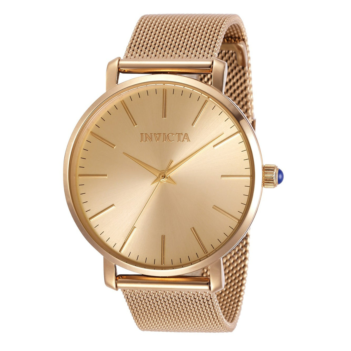 Invicta Rose Gold Dial Watch with Silver Mesh Strap Invicta Angel Women main image 4
