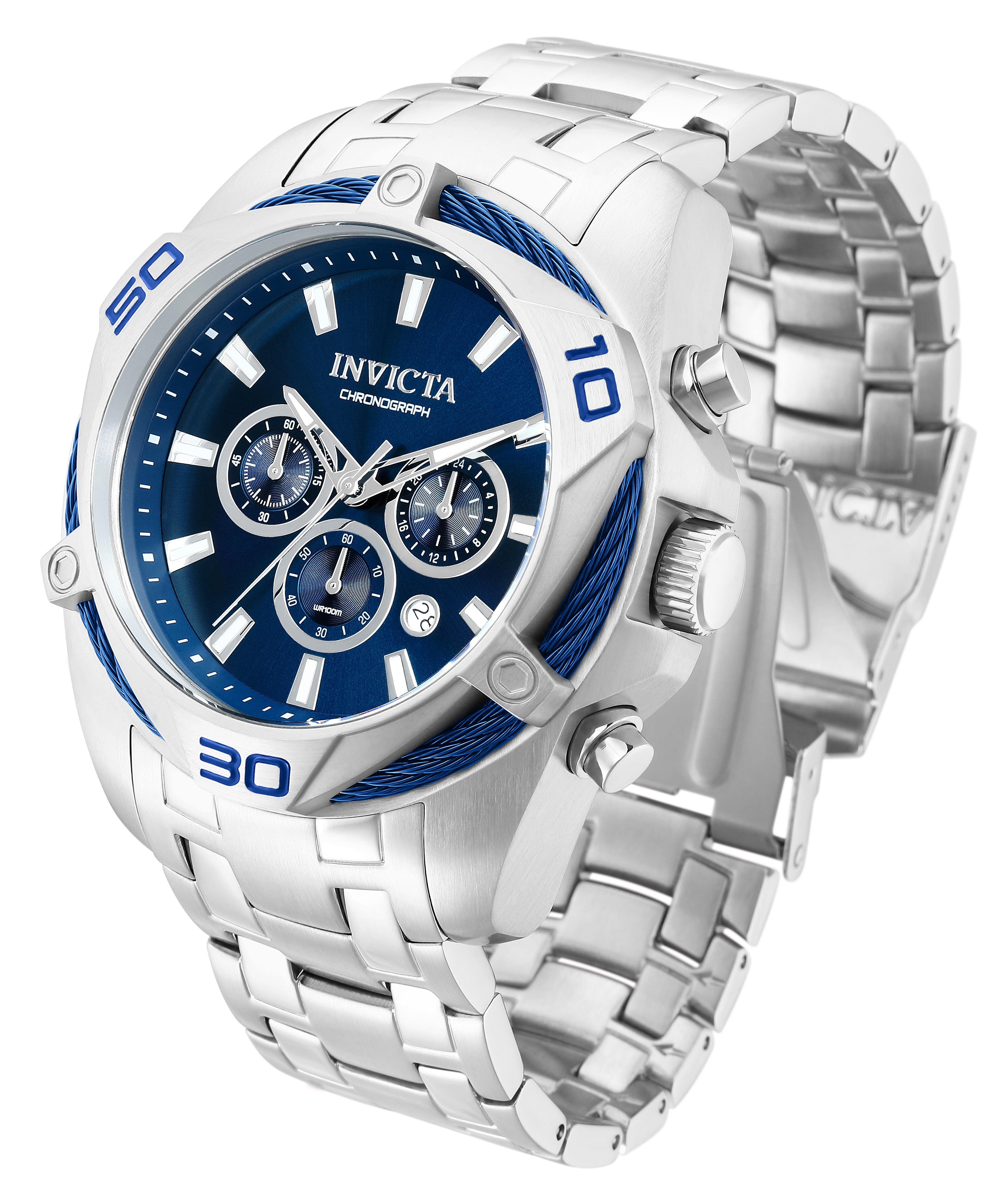 Invicta Bolt Tensora Men's Watch - 50mm, Steel (32373)