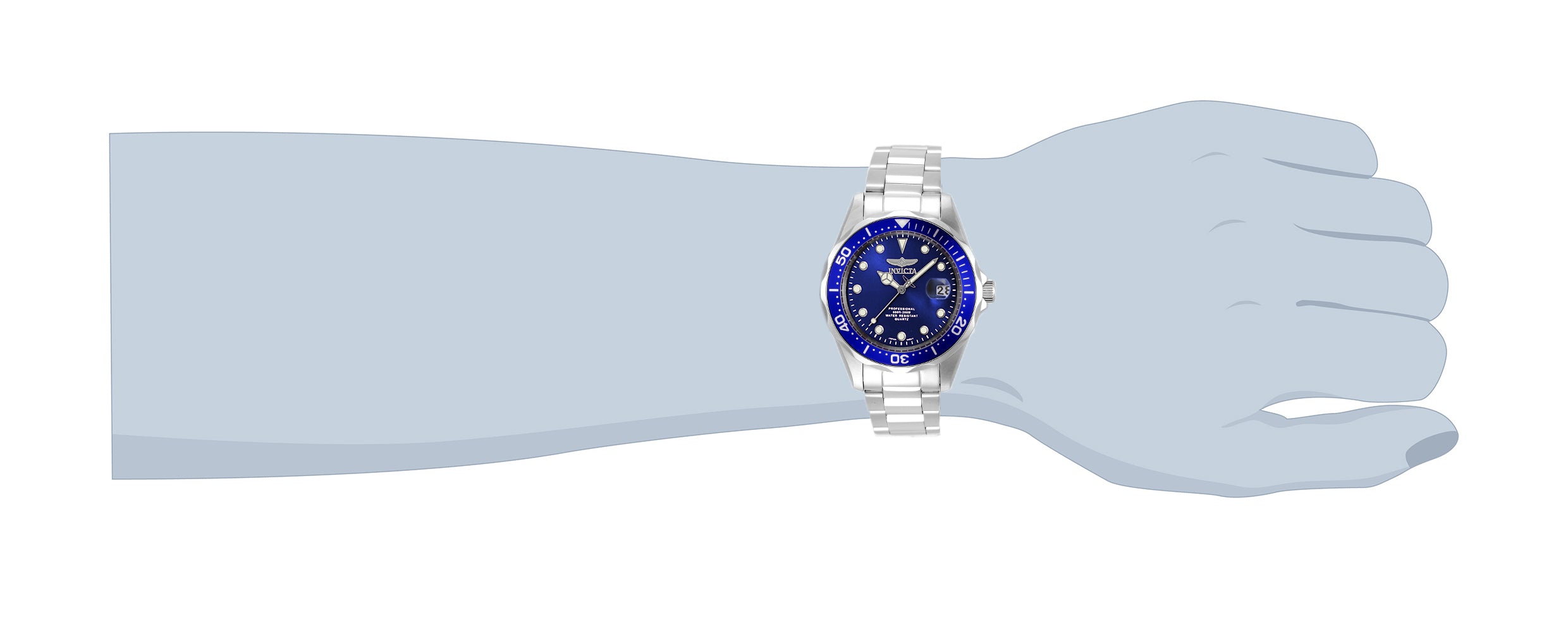 Invicta Pro Diver Men's Watch - 37.5mm, Steel (17048)
