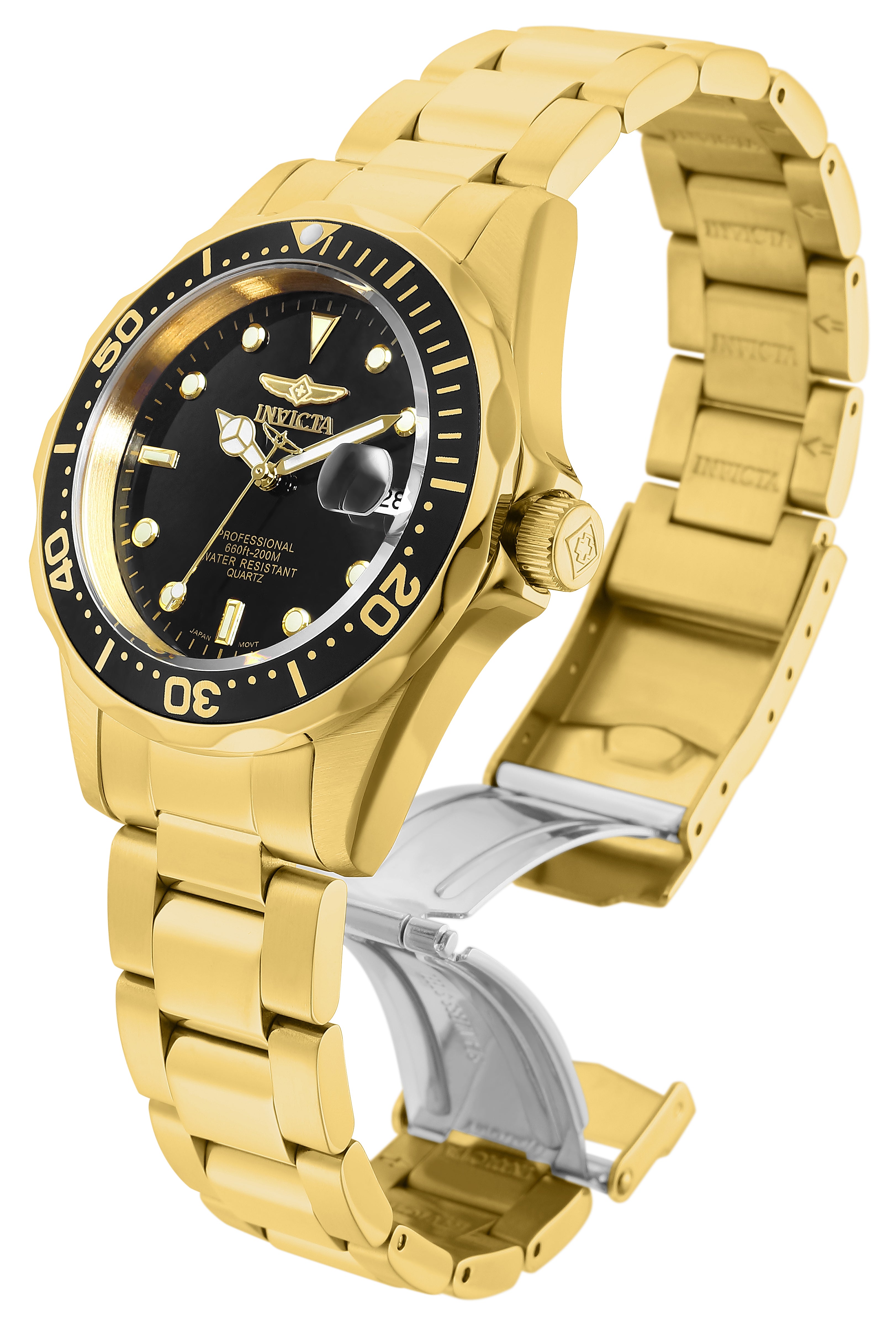 Invicta Pro Diver Men's Watch - 37.5mm, Gold (8936)